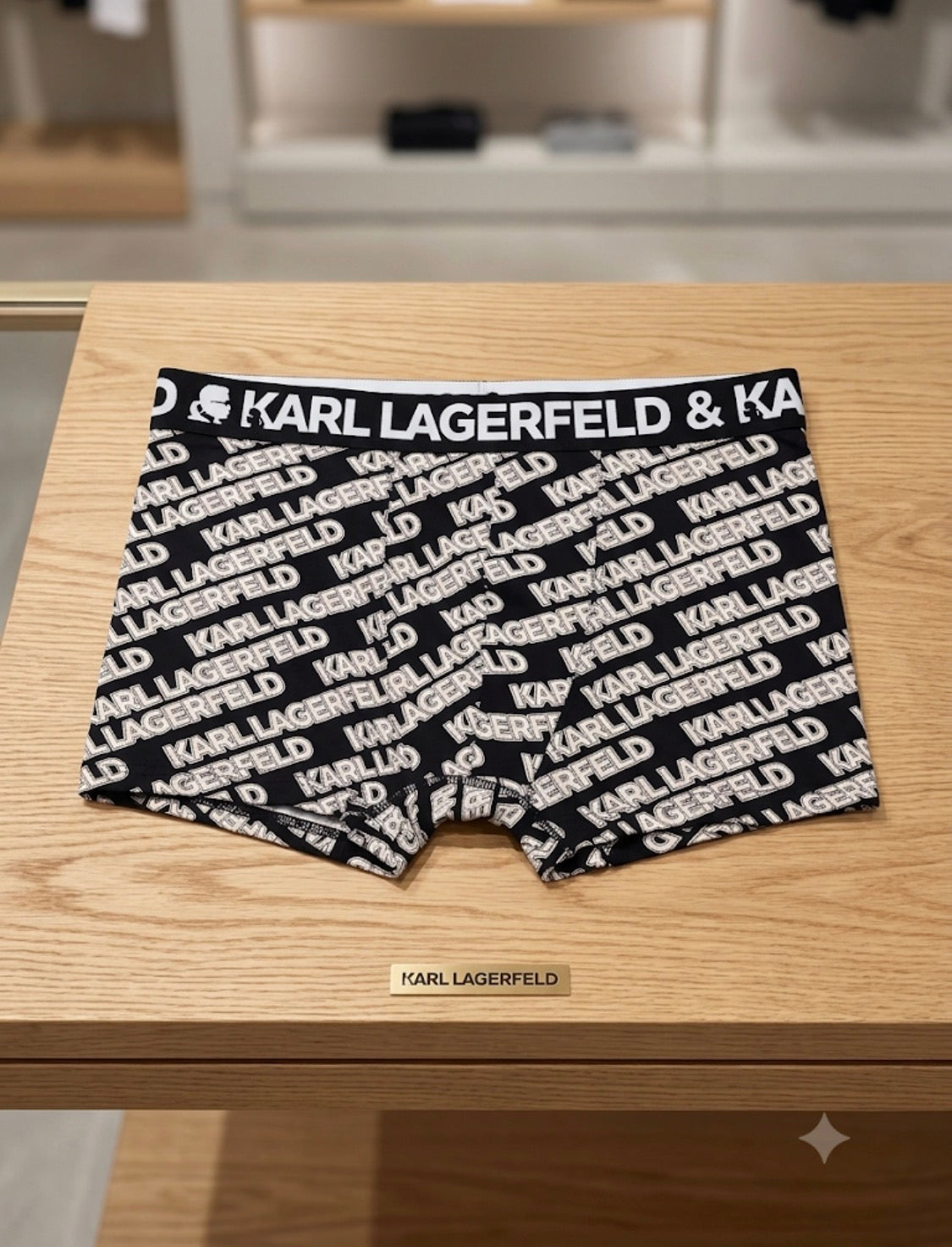 RAK KAR Black Colour RAK Print Surplus Quality Men’s Underwear 990904