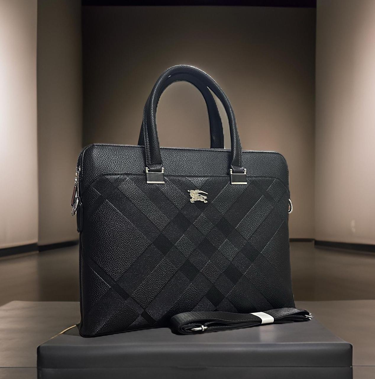 RUB BUR Black Colour With Multiple Zipper Laptop Bag B86633-5#