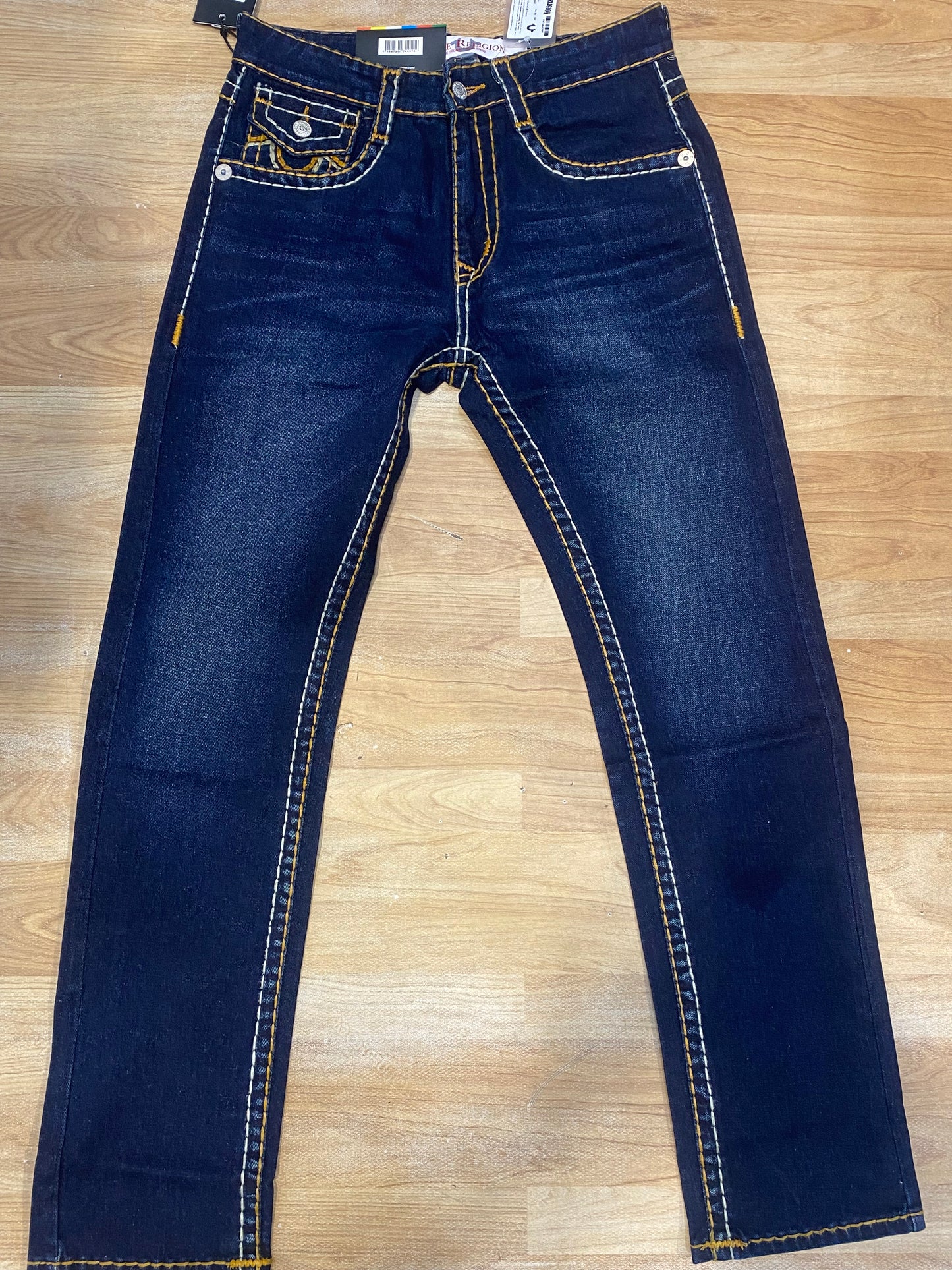 URT TRU Dark Blue Colour Heavy Denim Regular Fit Men’s Jeans 988867