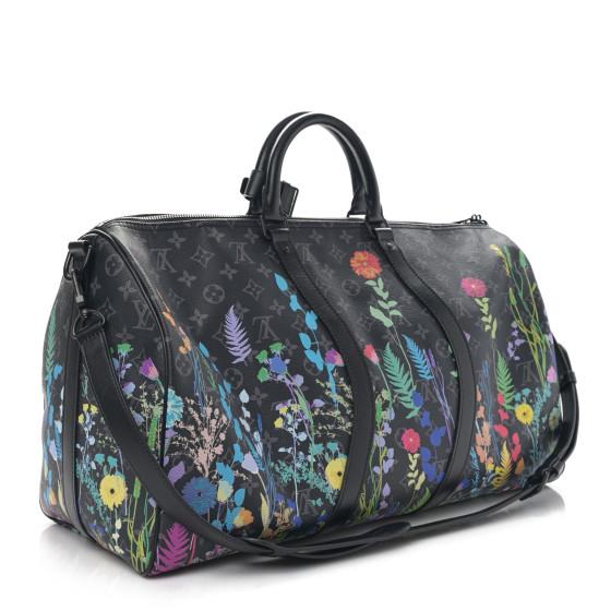 UOL LOU Black Printed Duffel Bag 988361