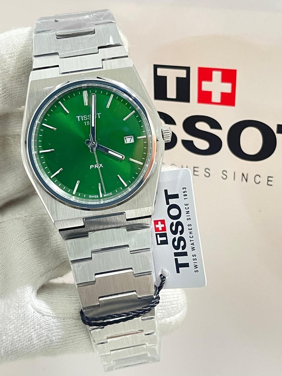 SIT Silver Chain Green Dial Premium Prx Edition Quality Japanese Machinery Watch 988807