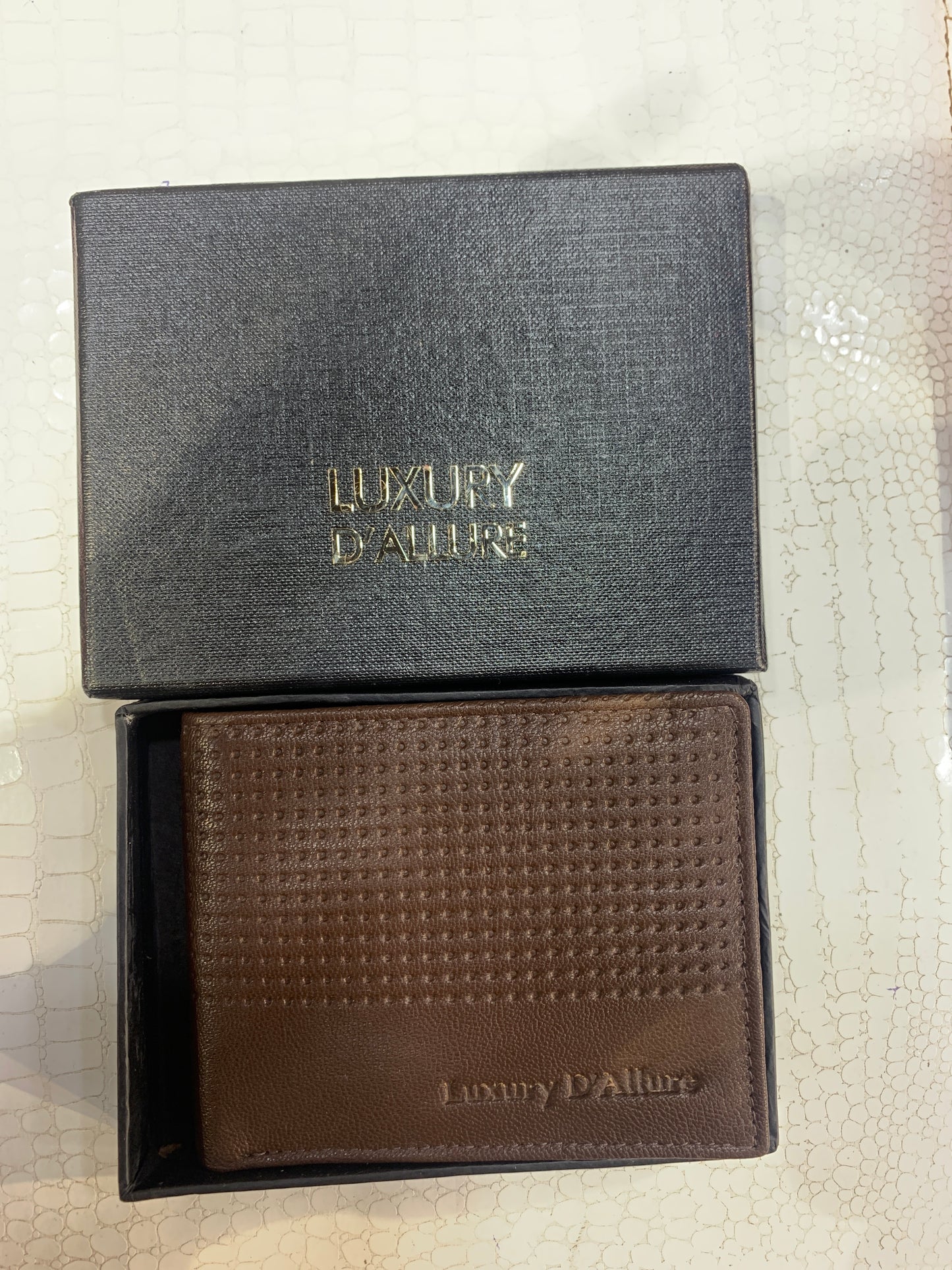 LDA Brown Colour Genuine Leather Men’s Wallet GW-038