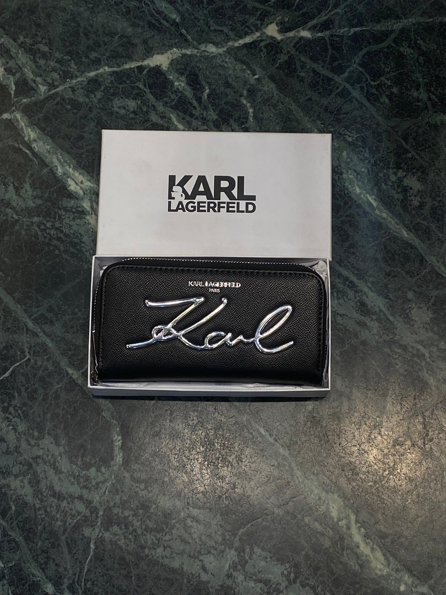 RAK Black Colour Ladies Clutch Zipper 001