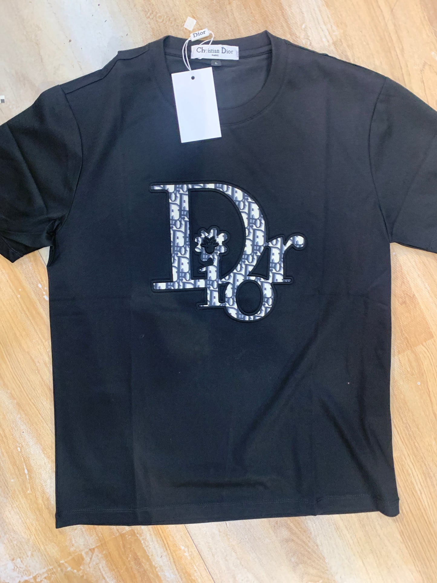 RHC Tshirt Black RHC Embroidered Print 2551