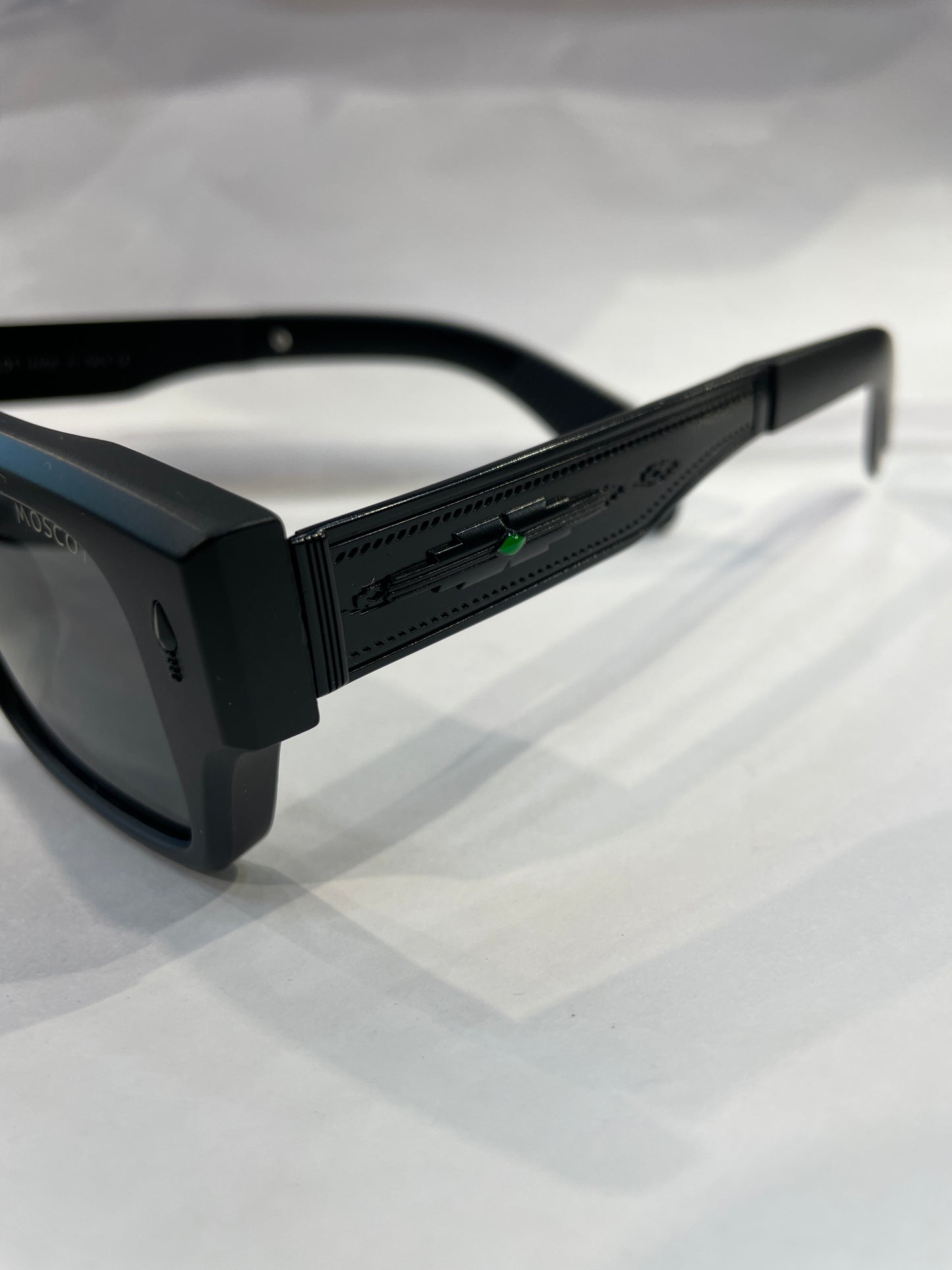 SOM Black Frame Black Shade Unisex Sunglasses ZS98355 52 17 143