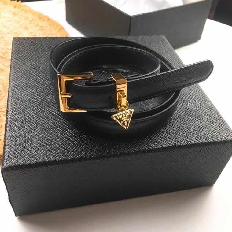 Arp Black Belt Gold Buckle With Brand Box Ladies Belt 20508