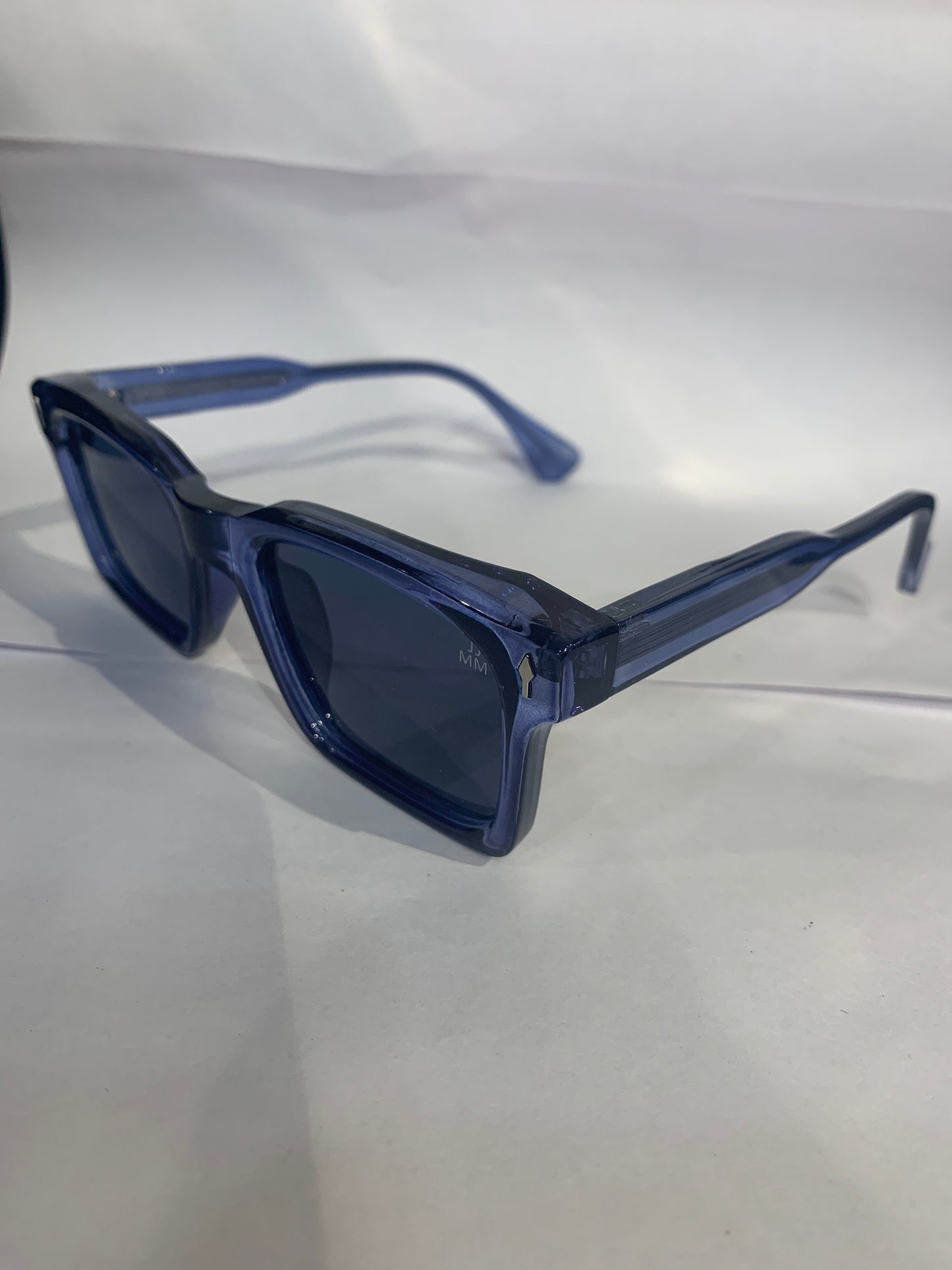 CAJ Blue Frame Black Shade Unisex Sunglasses SUN814