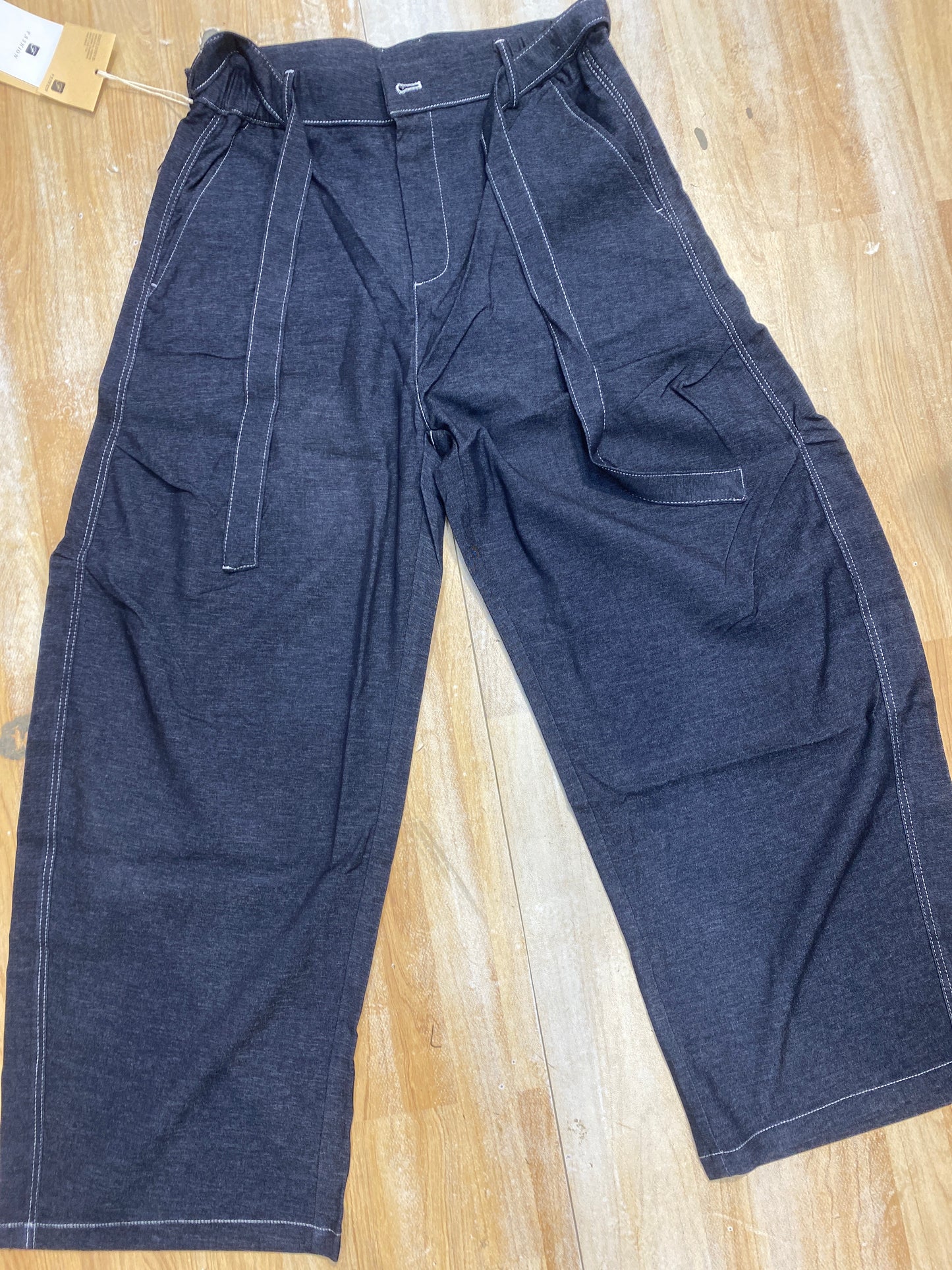 Korean Dark Grey Pant Straight Fit YLZ-068