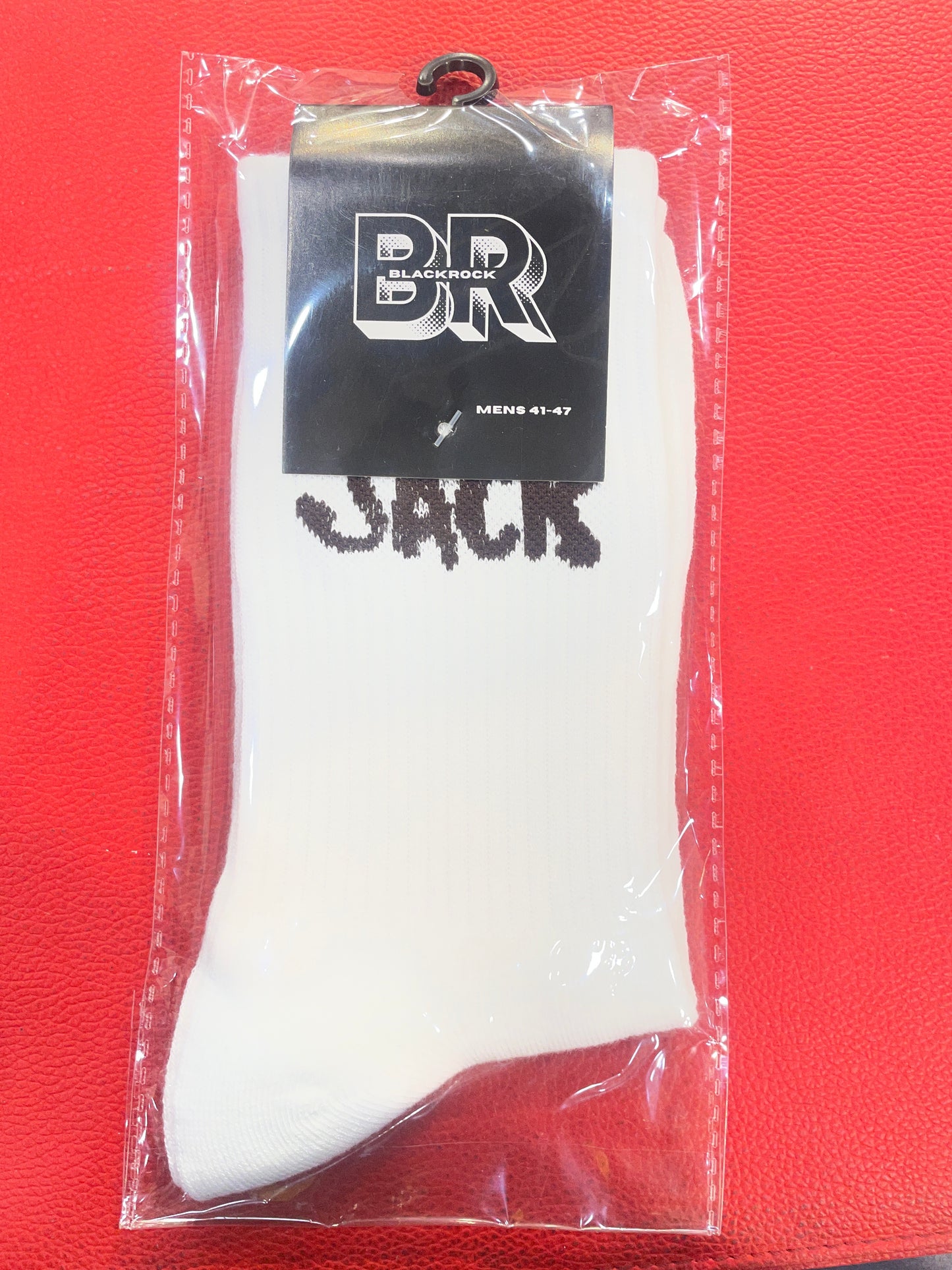 BR JACK CACTUS White Colour With Brown Print Premium Quality Full Socks 990073