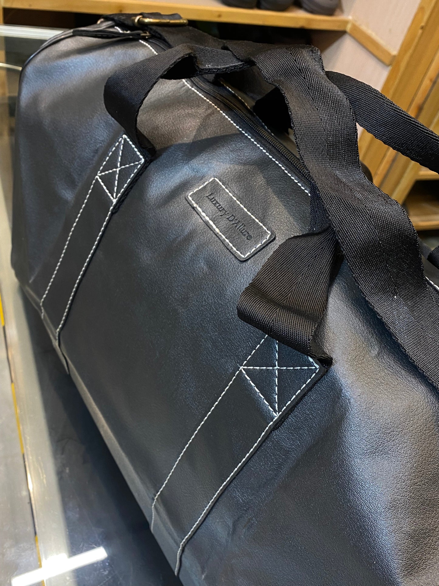 Duffle Bag LB-039 Gym Luggage Color Black