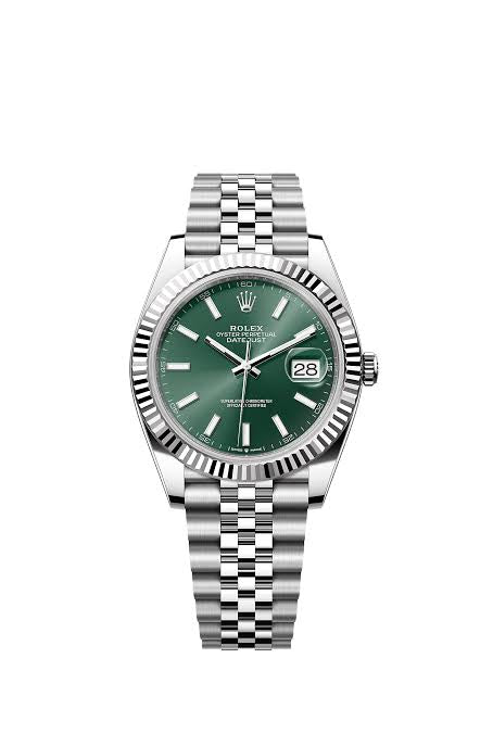 LOR ROL Silver Chain Green Dial Japanese Automatic Premium Men’s Watch 991447