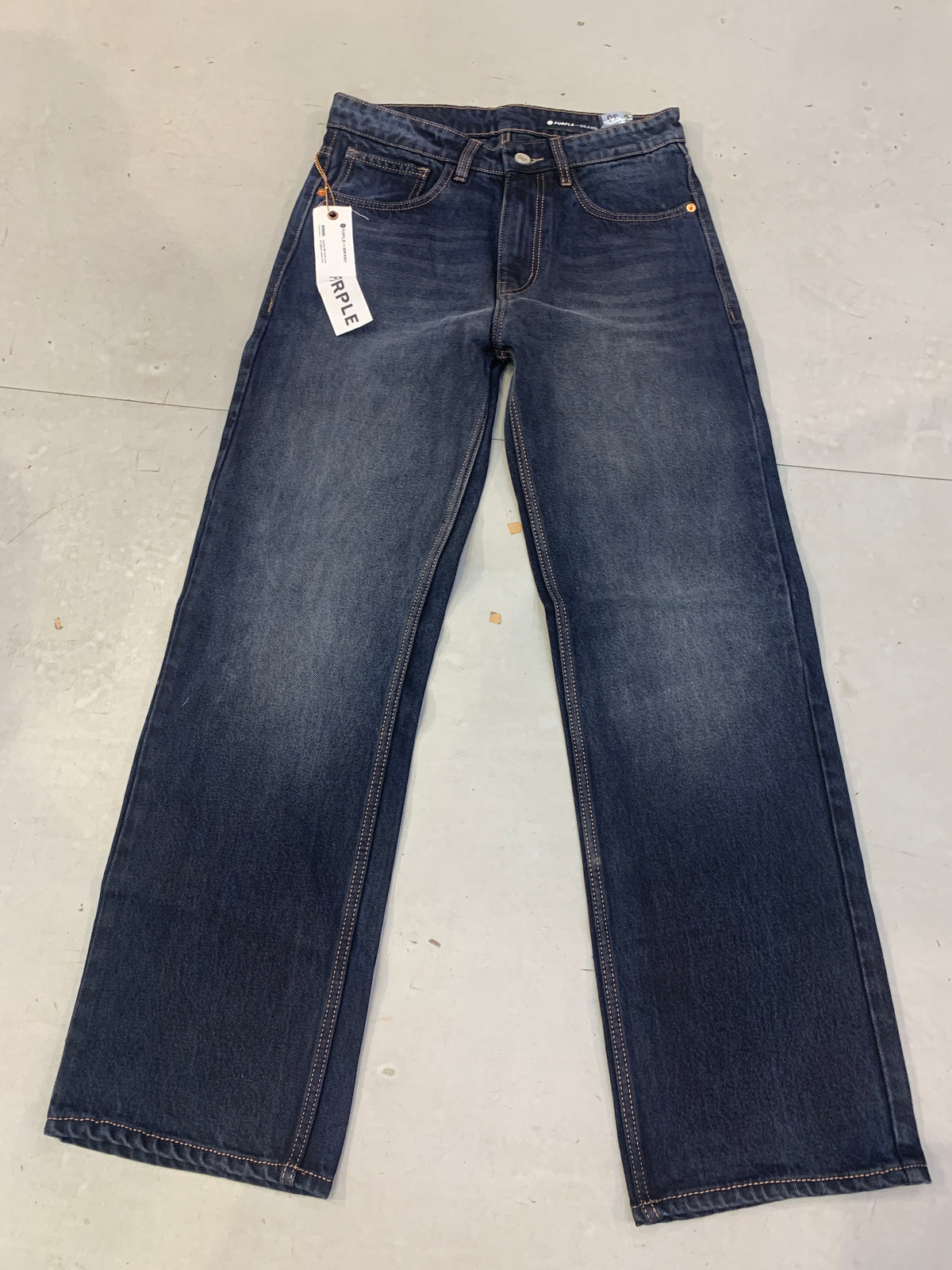 Purple Brand dark grey Colour Premium Quailty Baggy Fit Imported Jeans 3011-A
