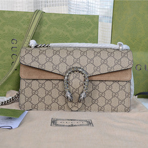 Cug Khaki Colour Gg Print Ladies Sling Bag 3093