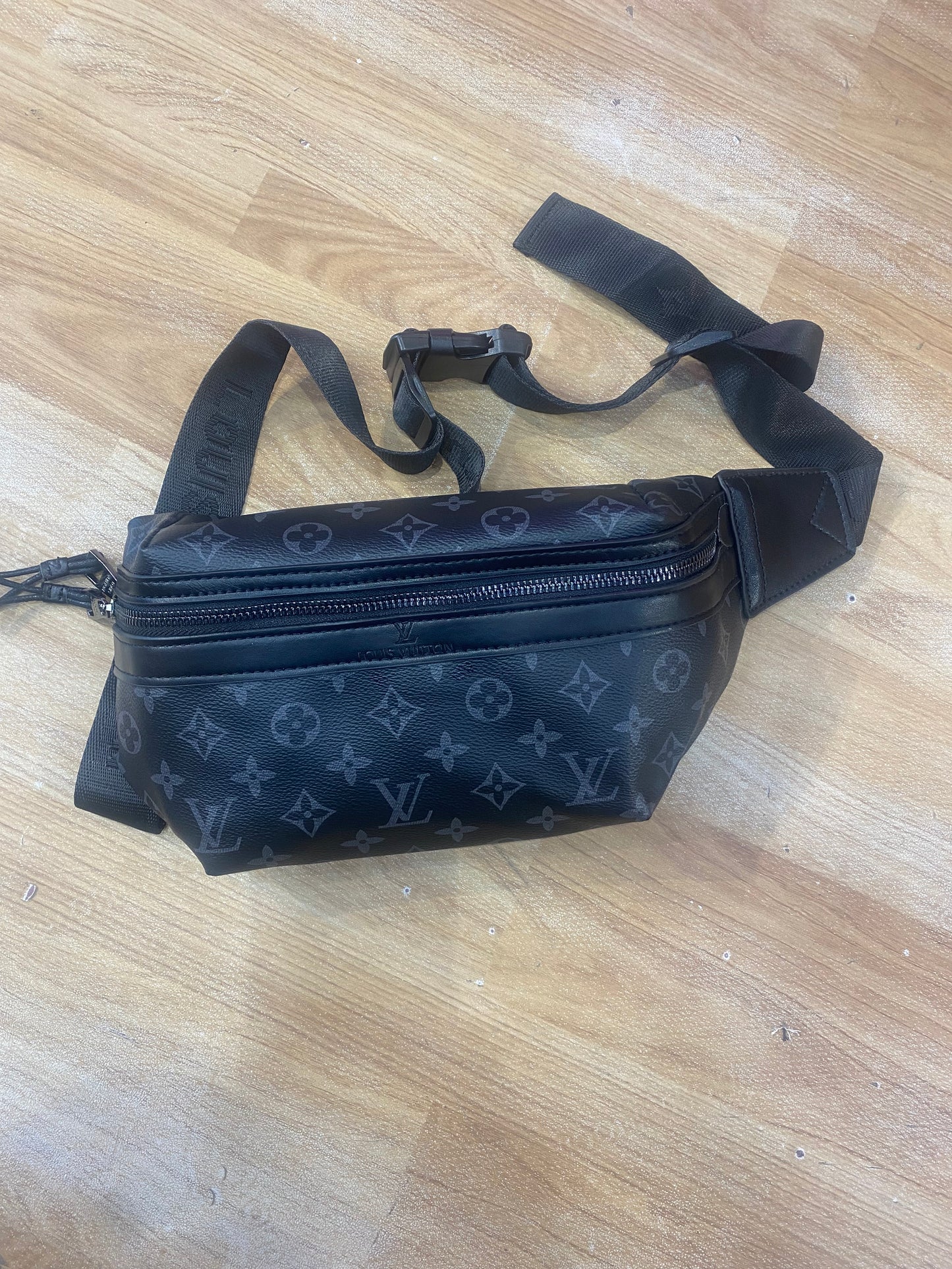 UOL LOU Old Flower Print Unisex Chest Fanny Bag 988842