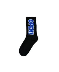 OPEN Black Blue Colour Imported Unisex Socks 987722
