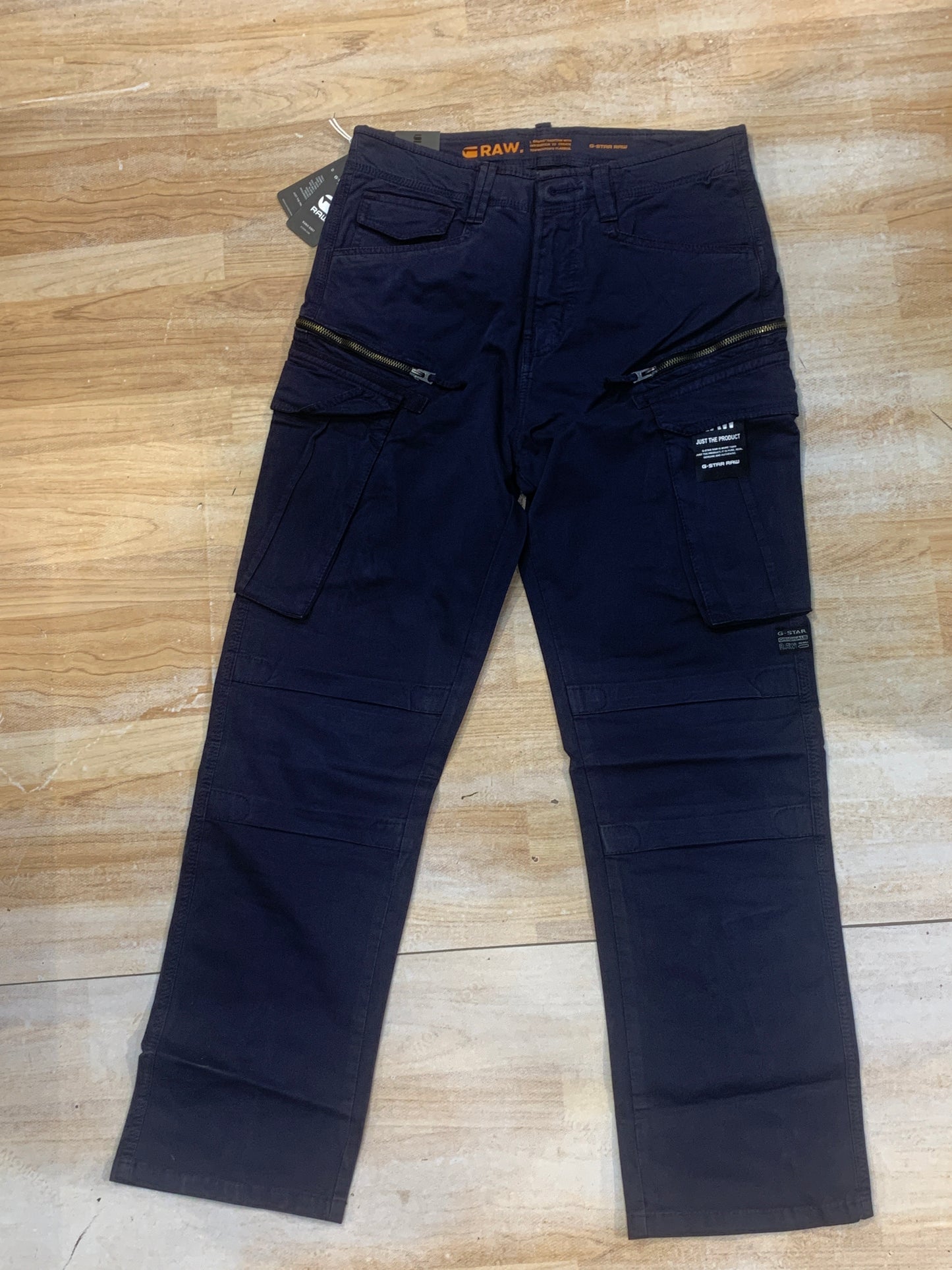 WAR RAW G-STAR Navy Blue Colour 6 Pockets Premium Quality Unisex Cargo Pants 7001