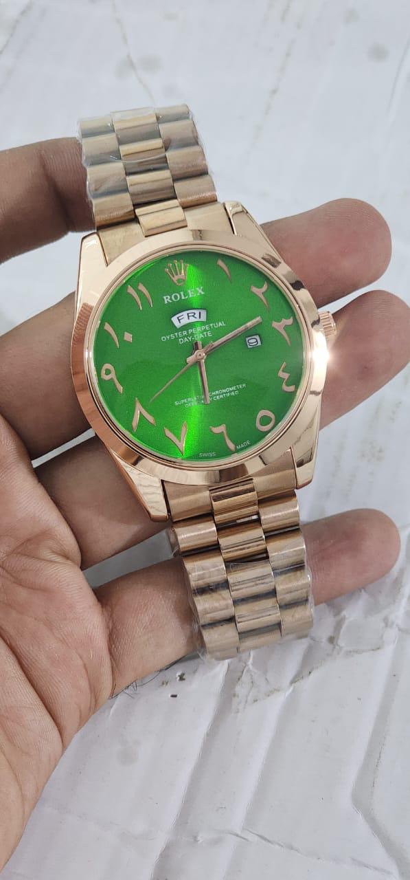 Lor Copper chain Green Dial Men’s Watch 901428