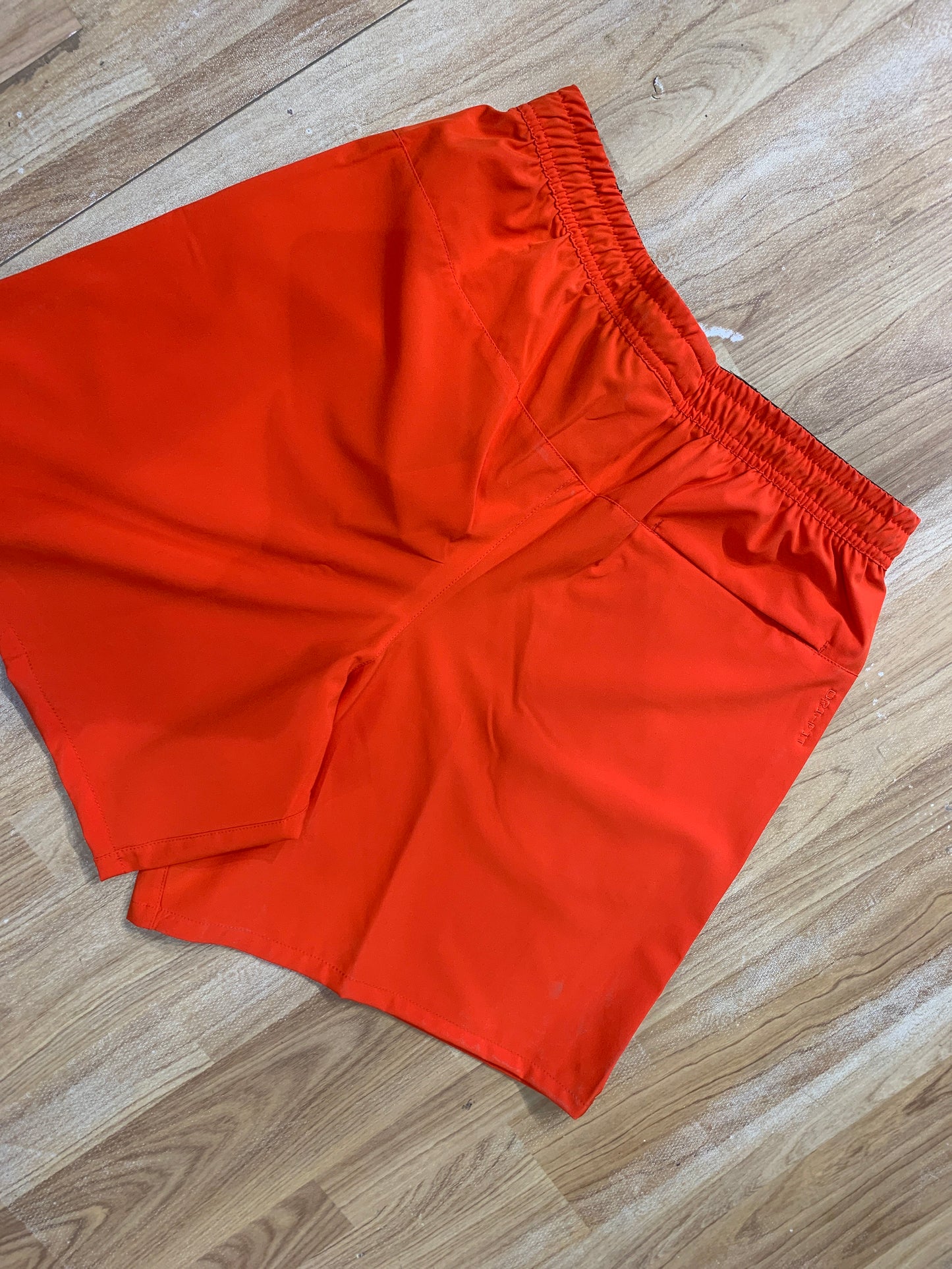 Dark Orange Colour NK KIN NS Lycra Shorts regular Fit 988650