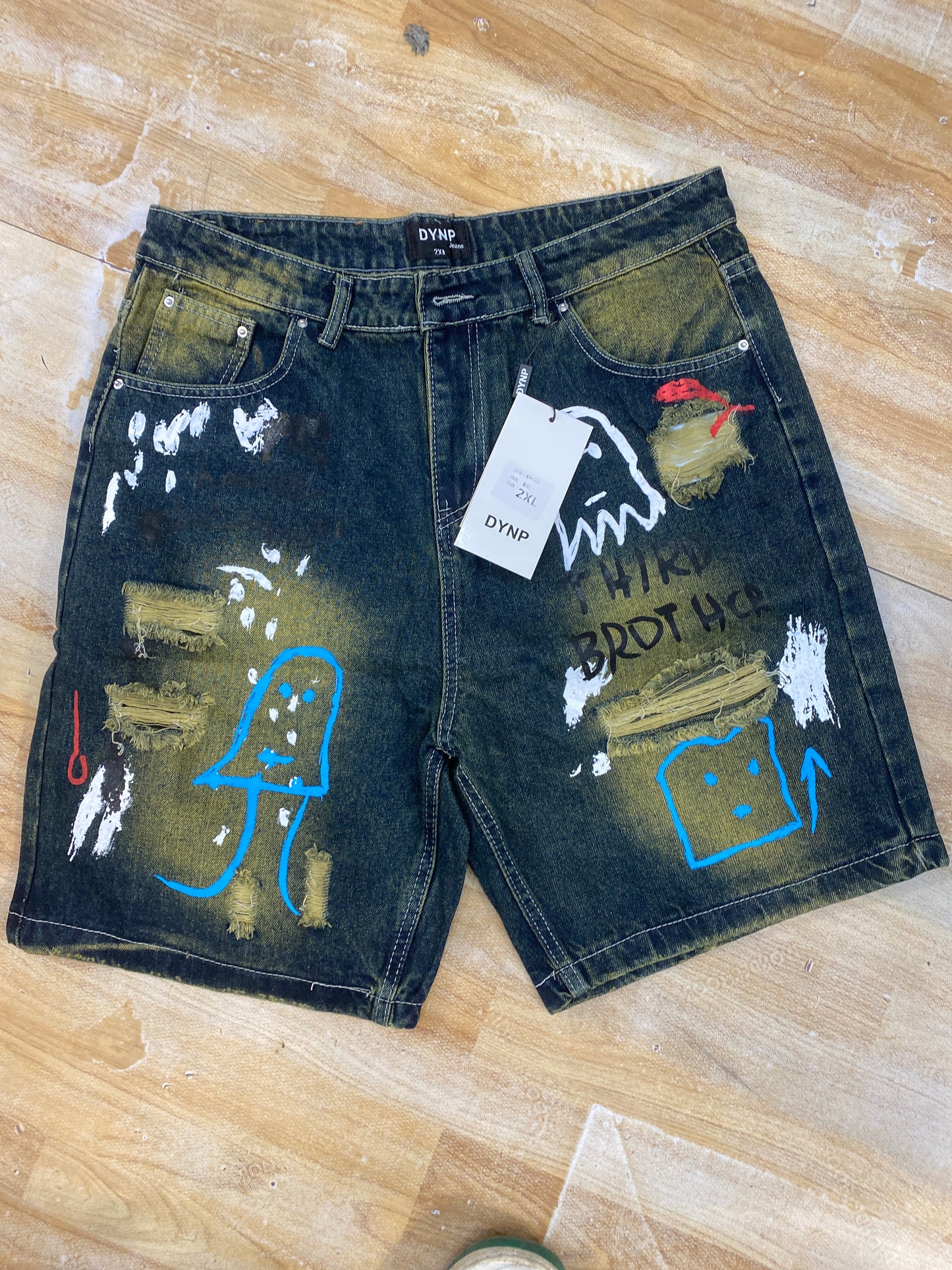 DYNP Denim Short Blue DY101