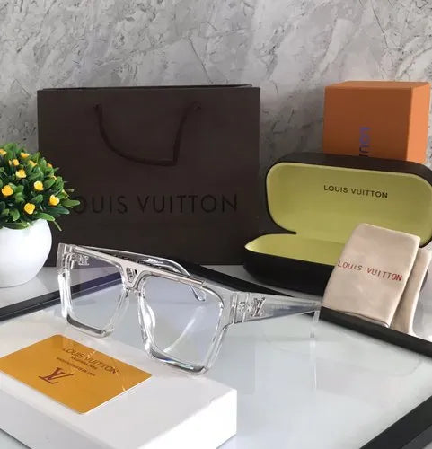 UOL VL Transparent Frame Transparent Shade Unisex Sunglass 21062 52 21-138