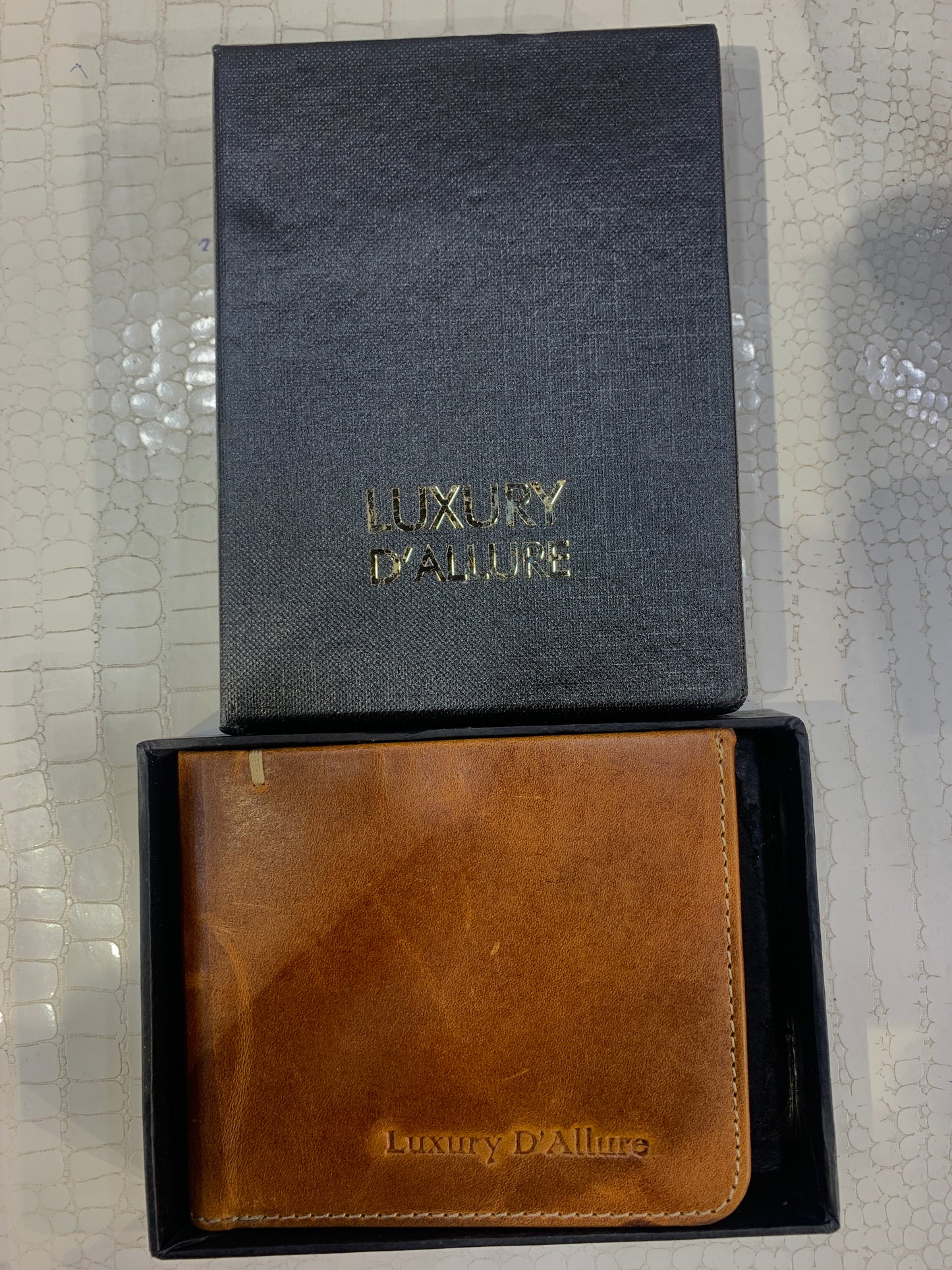 LDA Tan Colour Genuine Leather Men’s Wallet GW-018