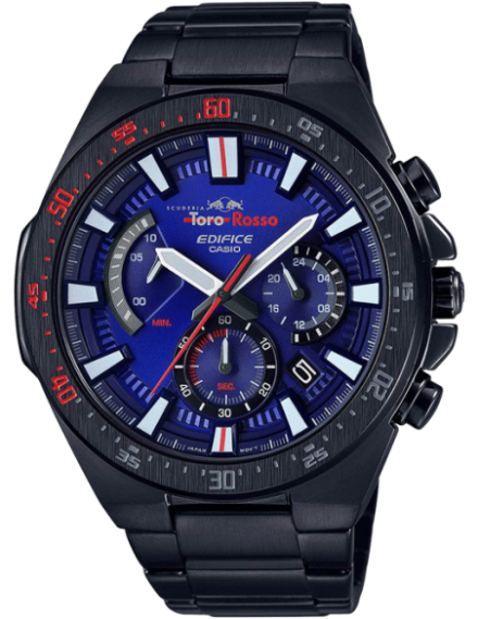 IDE Black Chain Black Ring Blue Dial Men's Watch 987945