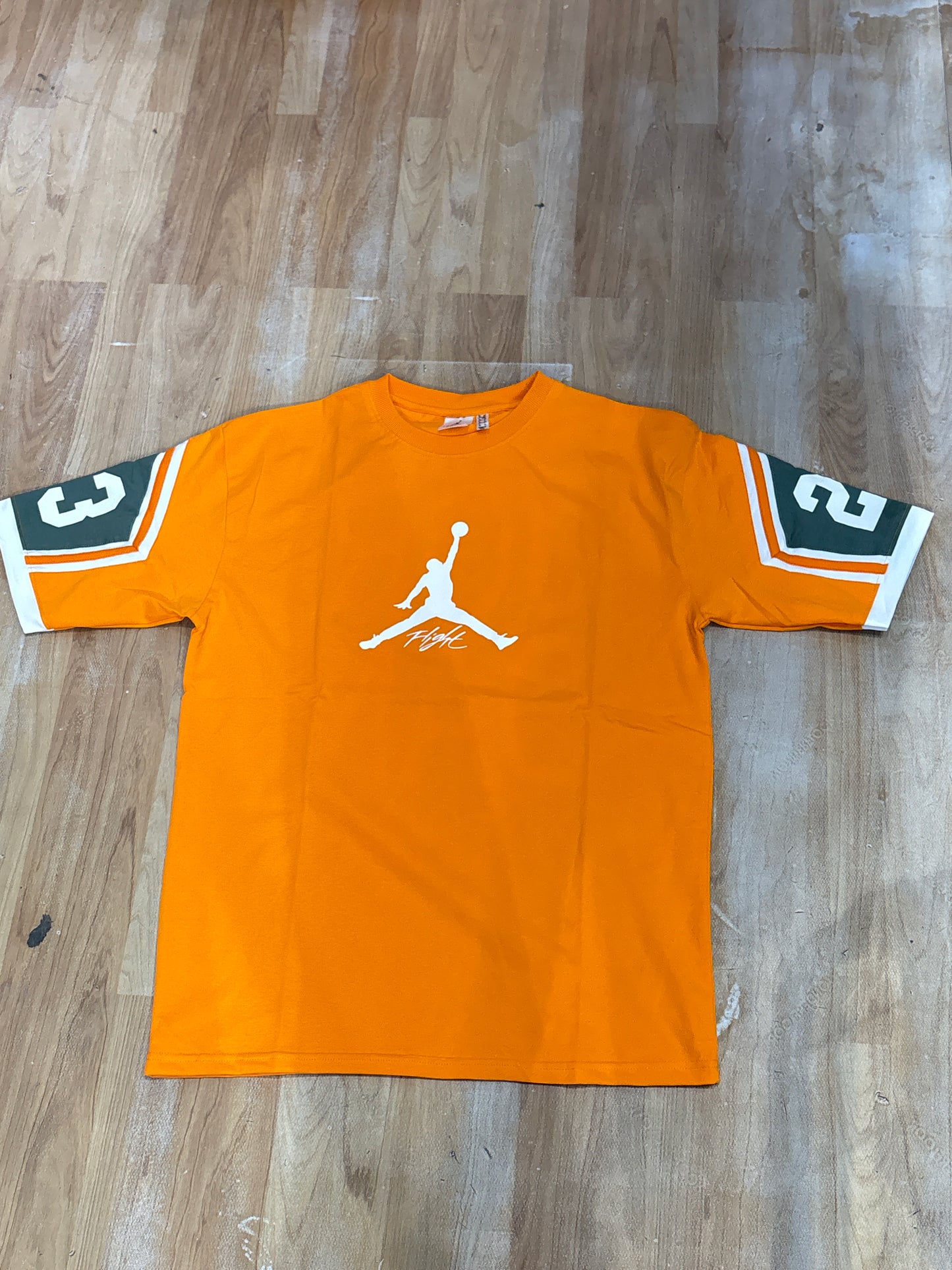 Roj Orange Colour 23 Flight Drop Should Baggy Fit T shirt 988933