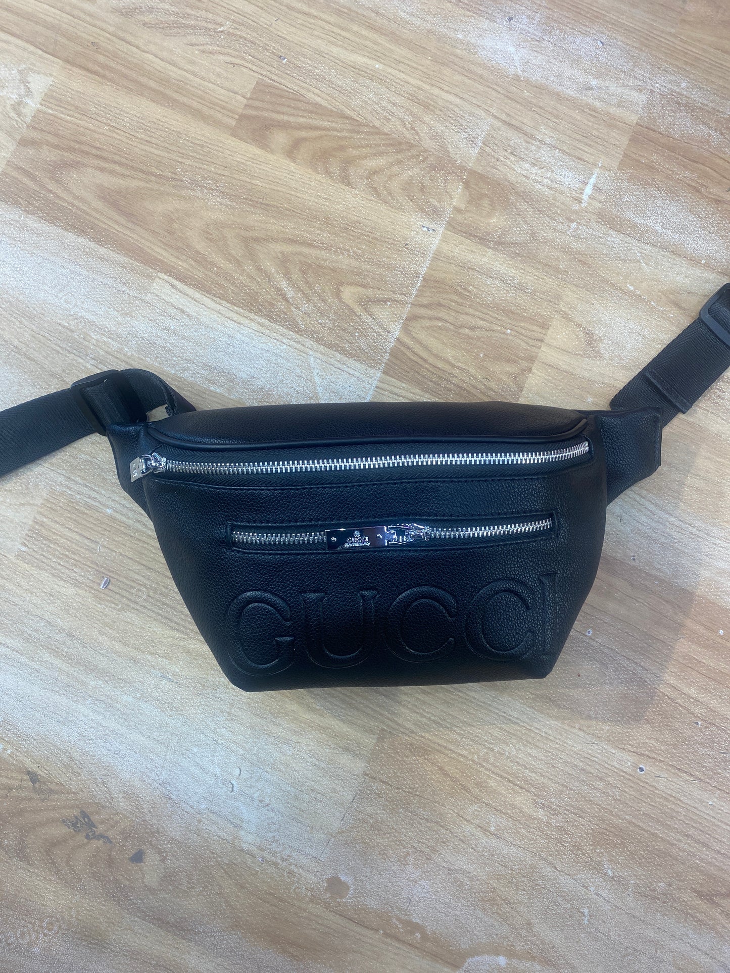CUG GUC Black Colour Unisex Chest Fanny Bag 988846