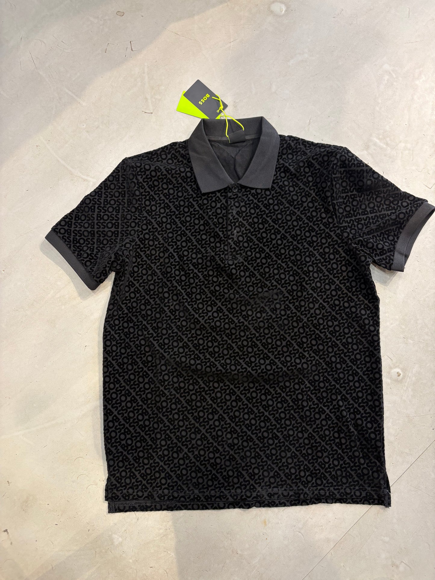 SOB Black Colour Half Sleeve Men’s Collar TShirt 990229