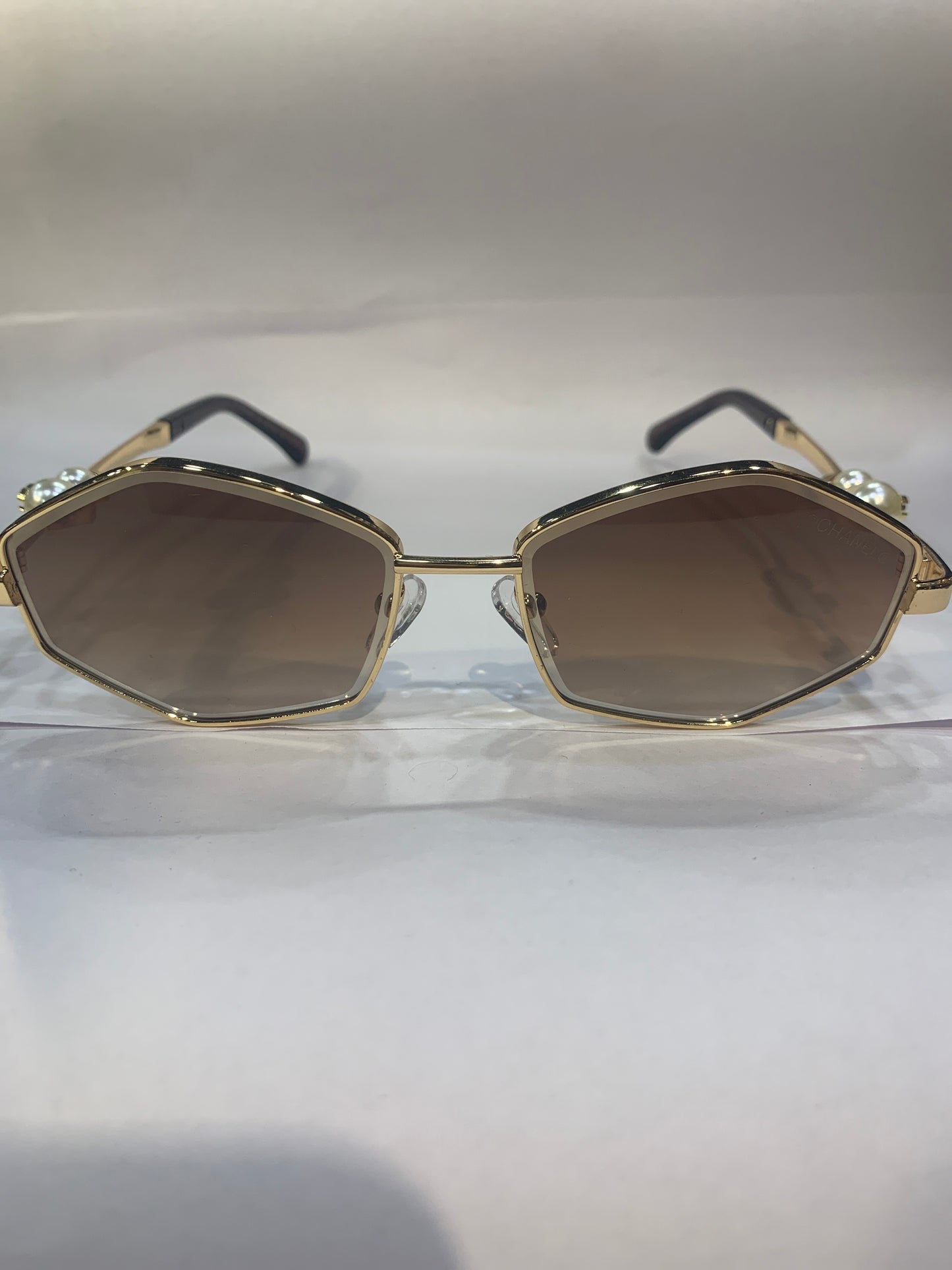 AHC Golden Stike Frame Brown Shade Unisex Sunglasses WS1430 55 17 142