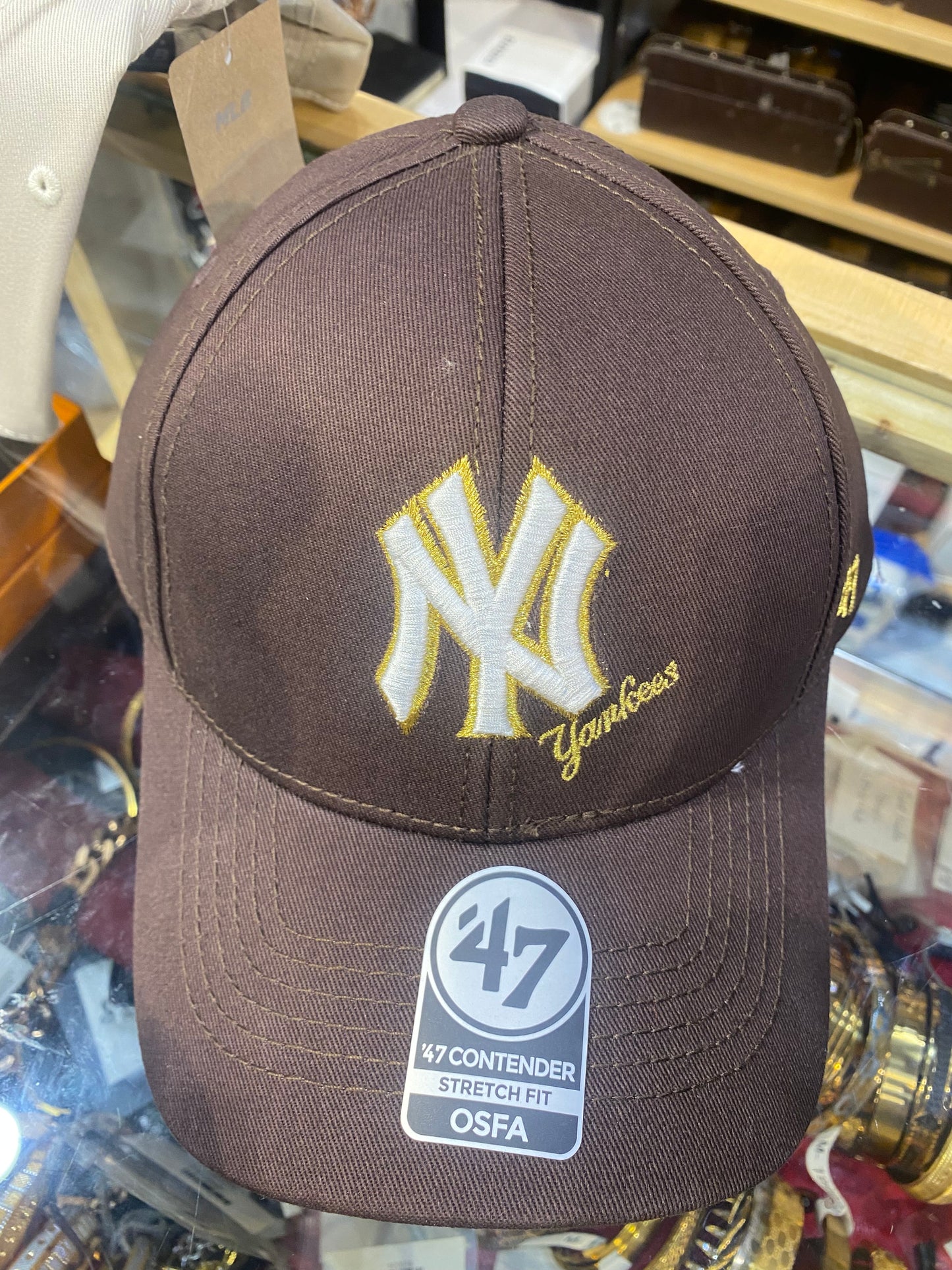YN NY White Golden Logo Multy Colour Unisex Cap 988960