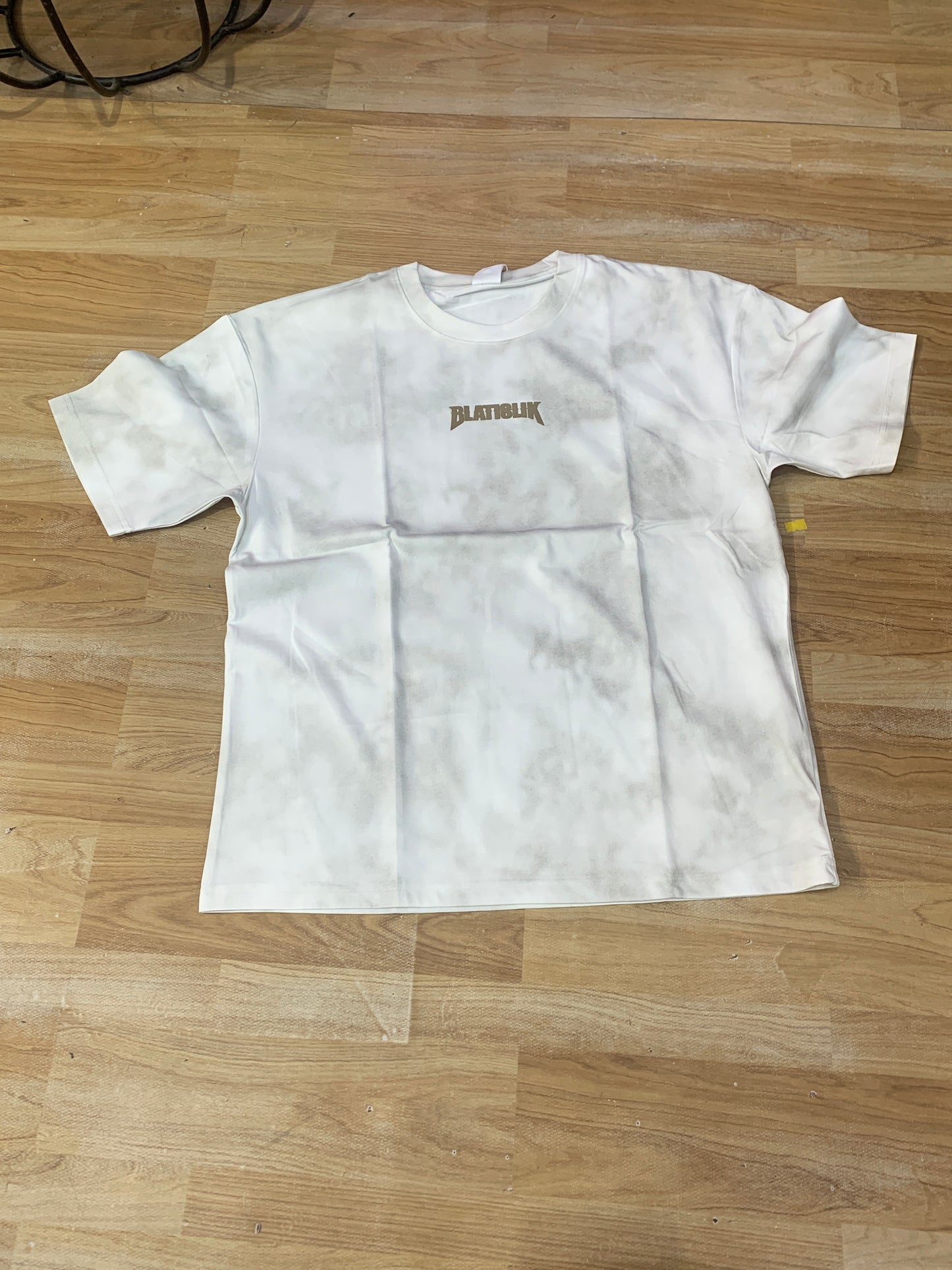 Fashion Tshirt White Black Shade Colour Blatislik Back Print 109108