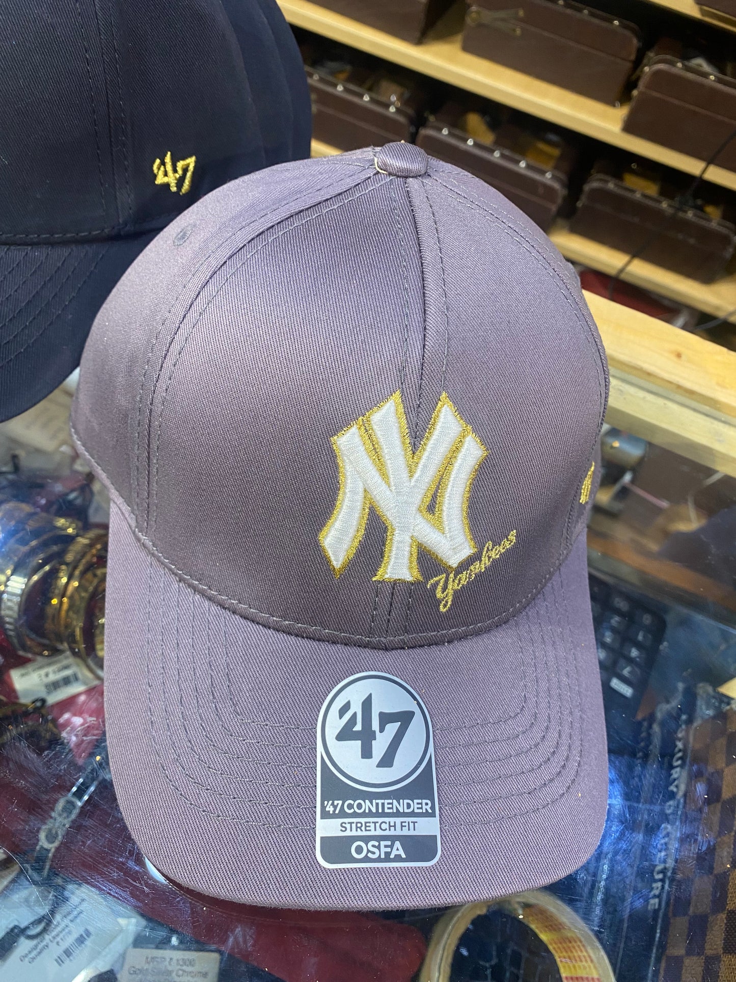 YN NY White Golden Logo Multy Colour Unisex Cap 988960