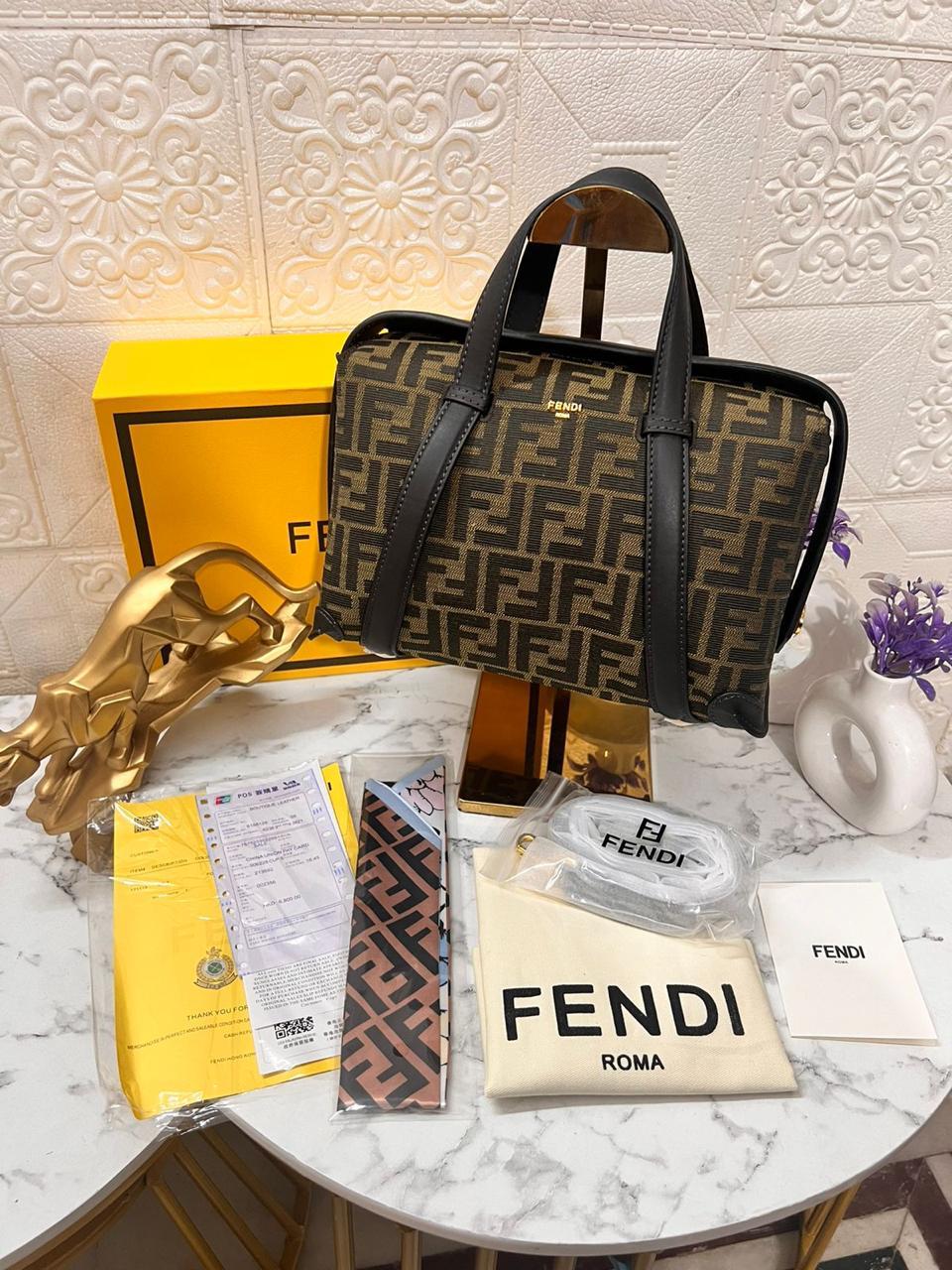 NEF FEN Multi Colour Ladies Hand Bag With Side Sling 2005