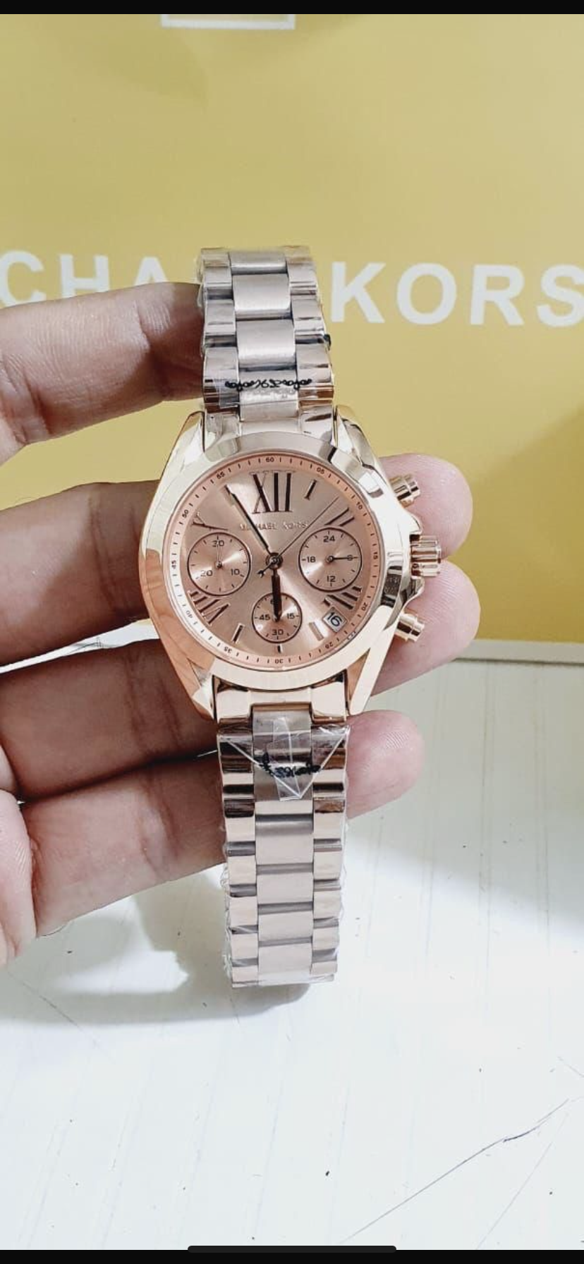 CIM Copper Chain Copper Dial Ladies Watch 987687