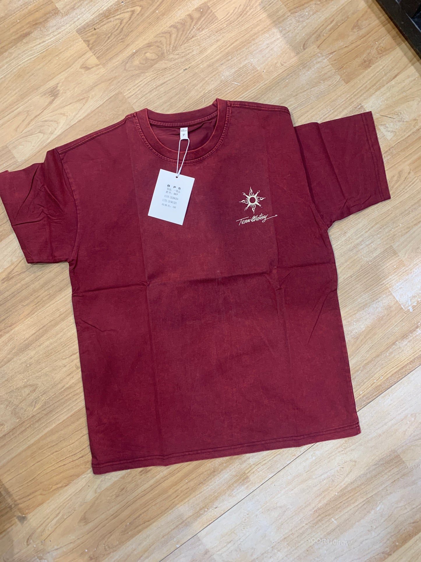 NEW FASHION Tshirt Maroon Colour Tenni waters H007