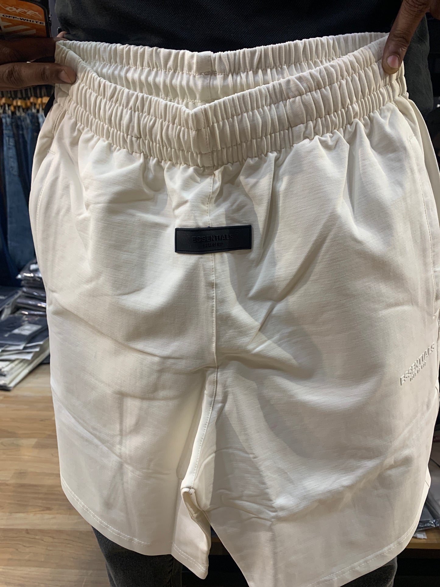SSE Shorts White Colour Cotton Fabric H1005