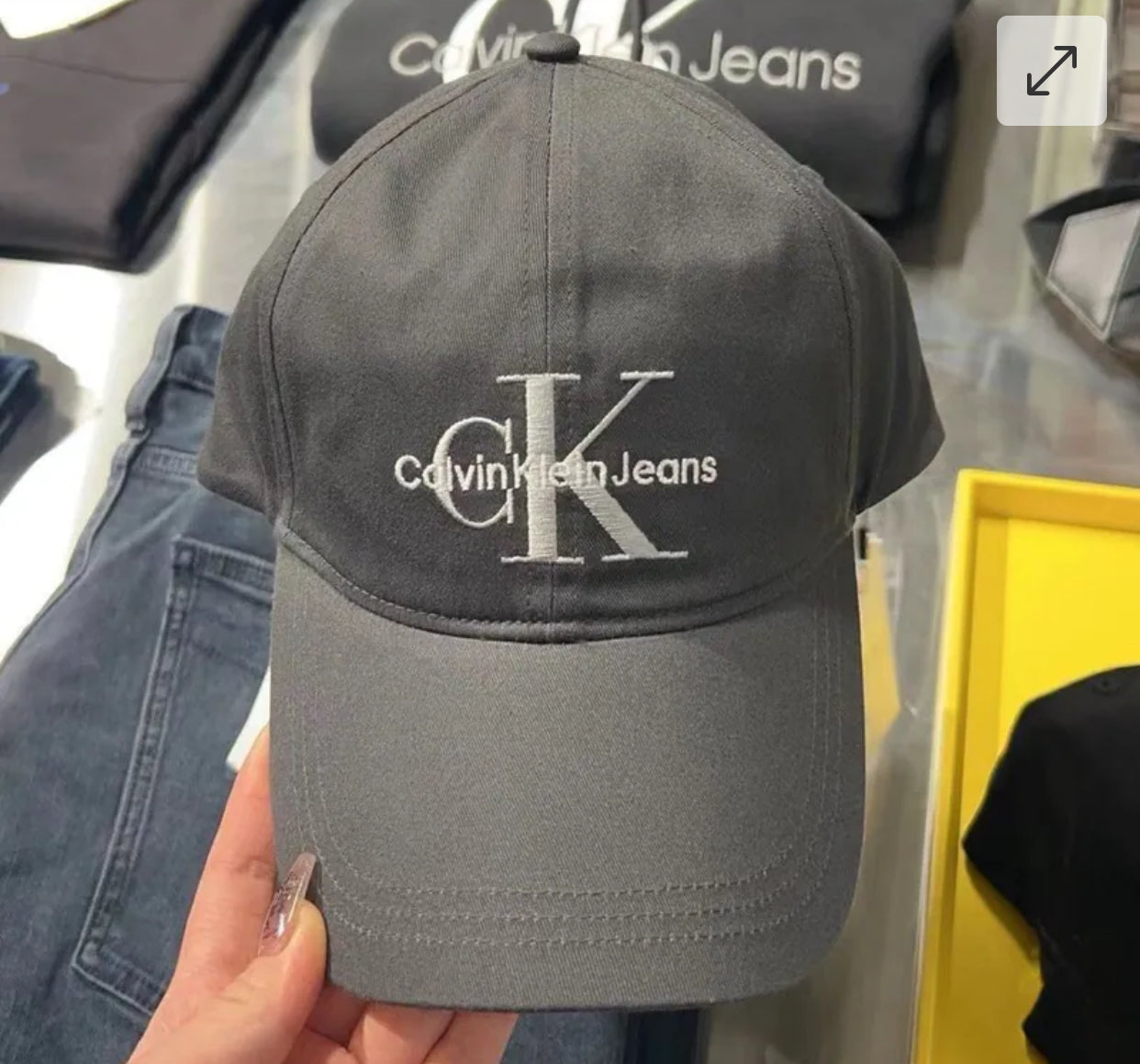 CAL LAC KC Black Colour White Embroidery Imported Unisex Cap 990281