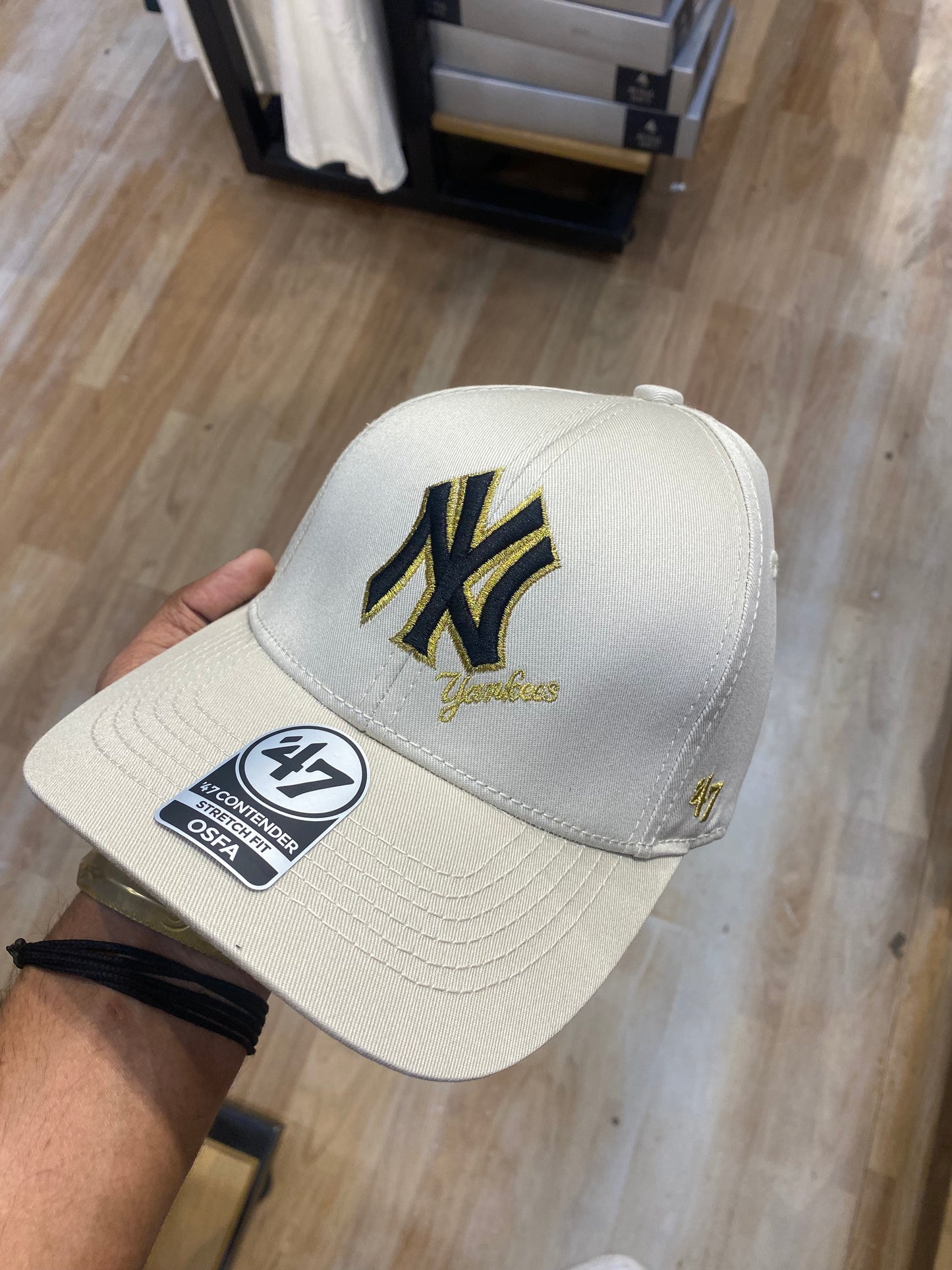 YN NY White Golden Logo Multy Colour Unisex Cap 988960