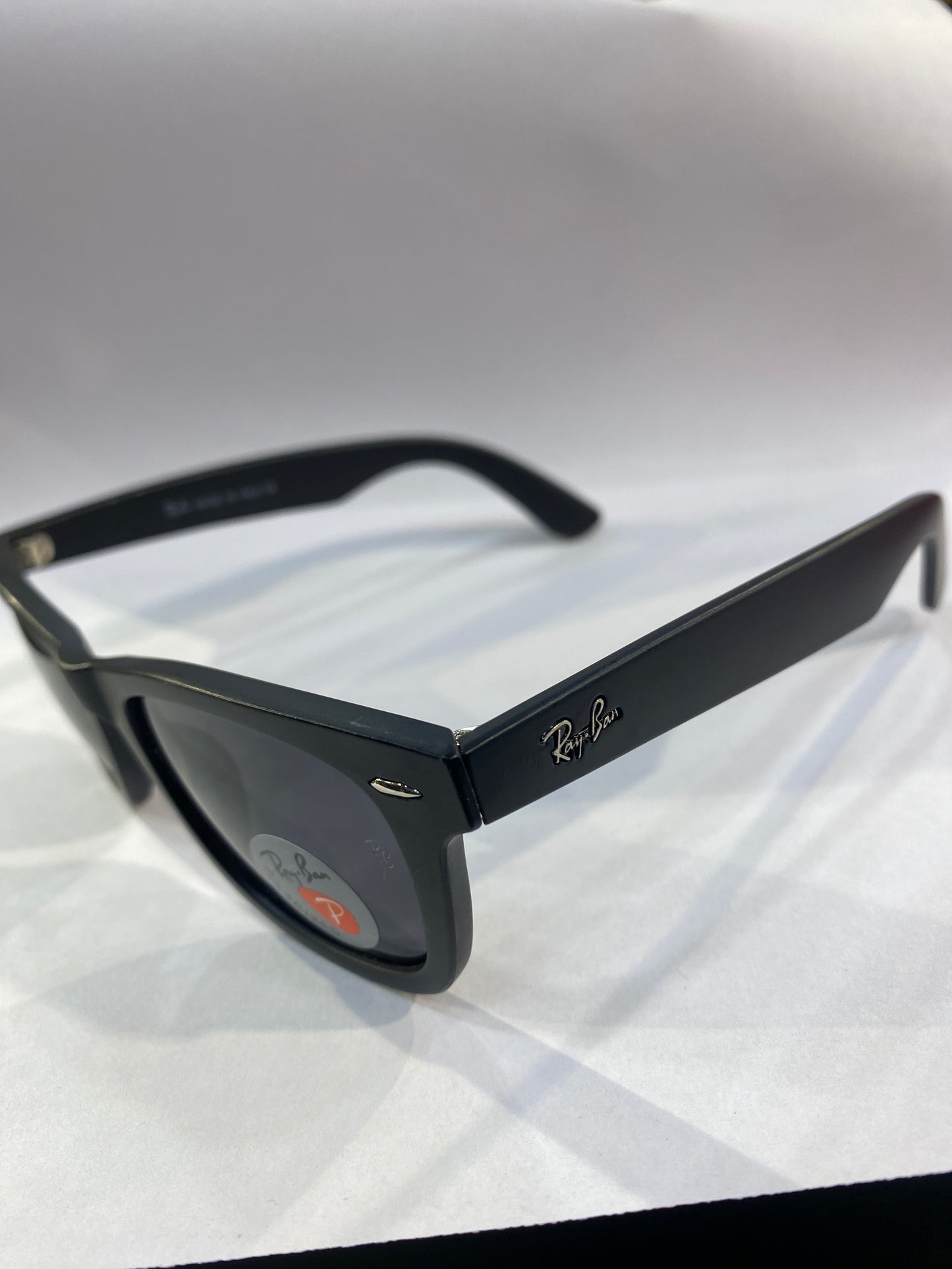 YAR RB Matte Black Frame Black Shade Unisex Small Size Sunglasses RB2140 F 955 52 22 3N