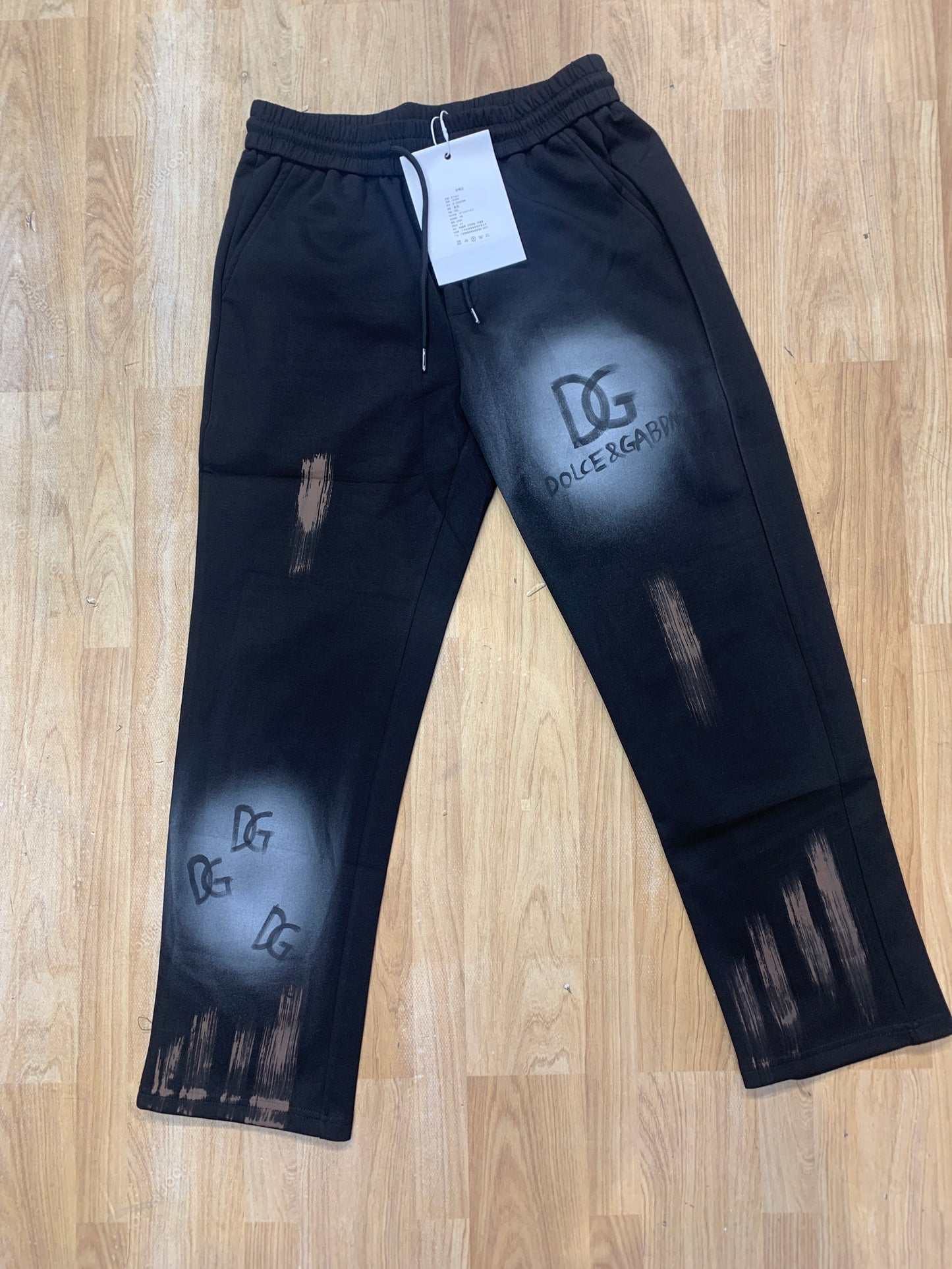 LOD Lower Straight Fit Black Colour Grey Painted B252