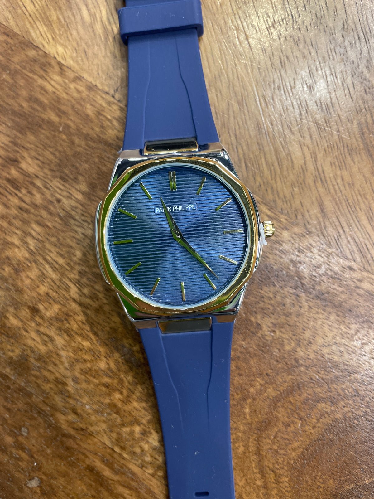 TAP PAT PP Blue Silicon Strap Blue Dial Men’s Watch 991135