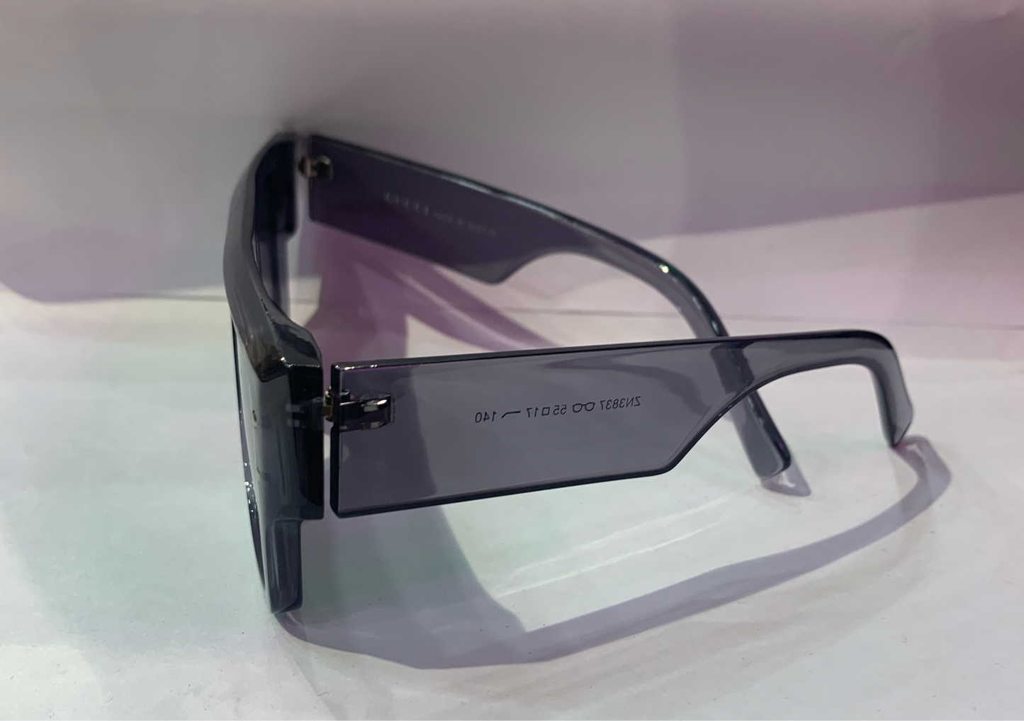 CUG Trancy Grey Black Shade Unisex Sunglasses ZN3837 55 17-140