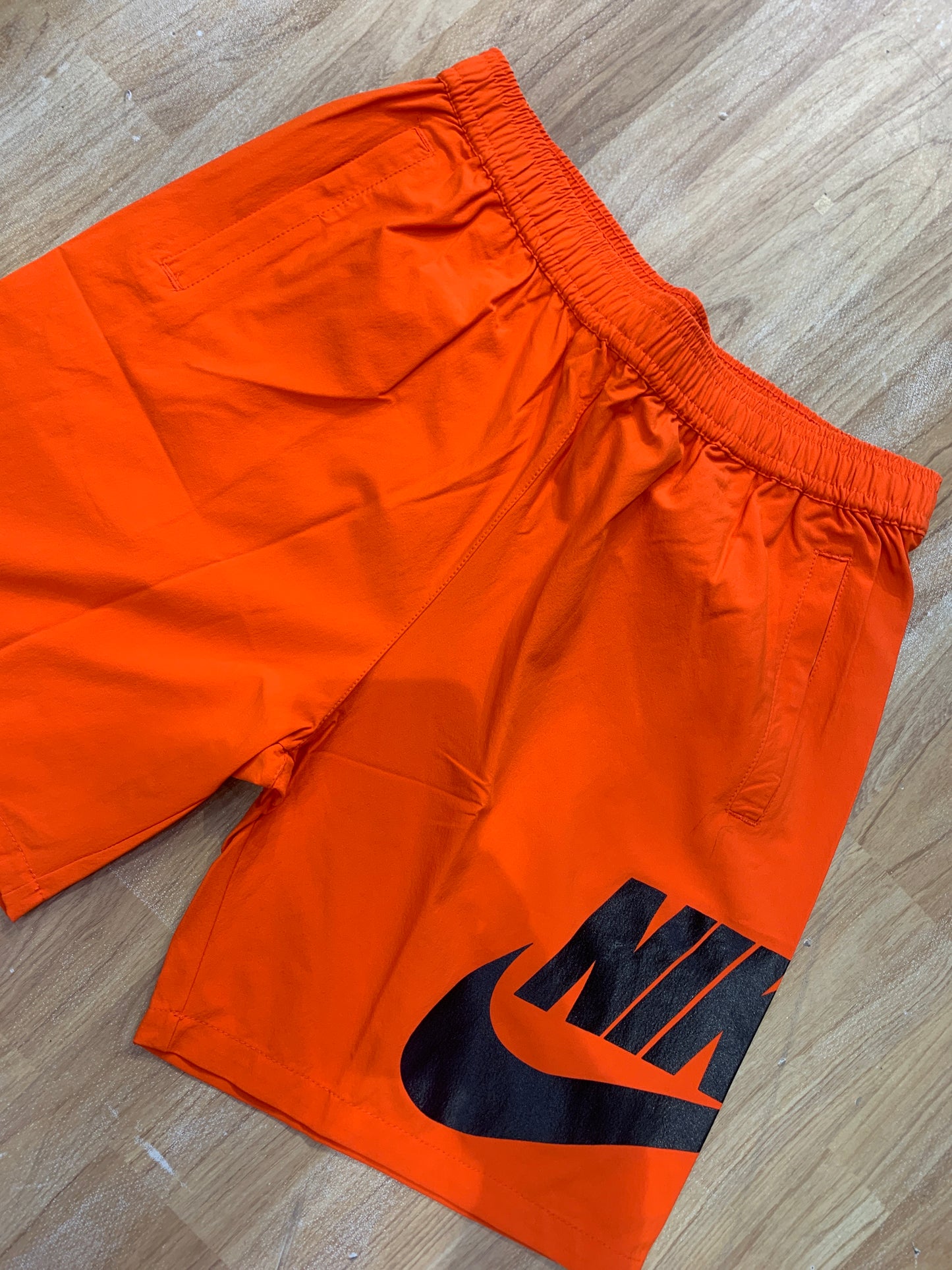 Dark Orange Colour NK KIN NS Lycra Shorts regular Fit 988647