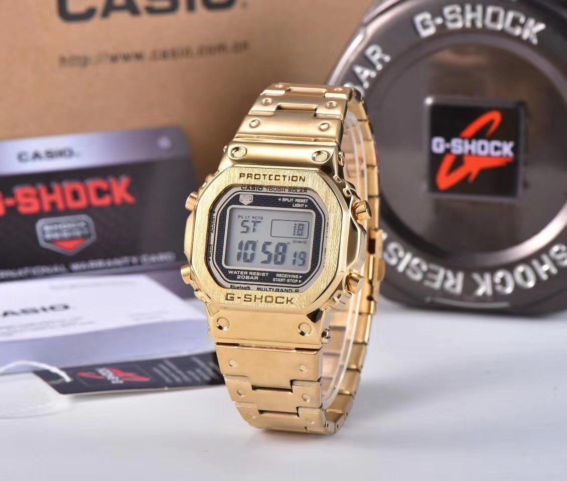 HSG Gold Chain Square Digital Sports Watch 400373