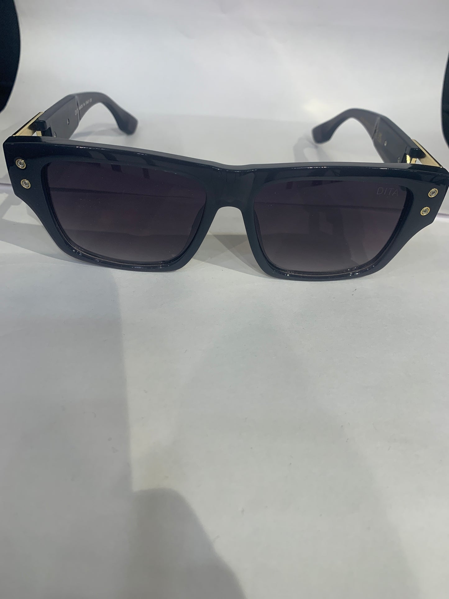 TID Dark Grey Frame Black Shade Unisex Sunglasses 3516 56 17 118