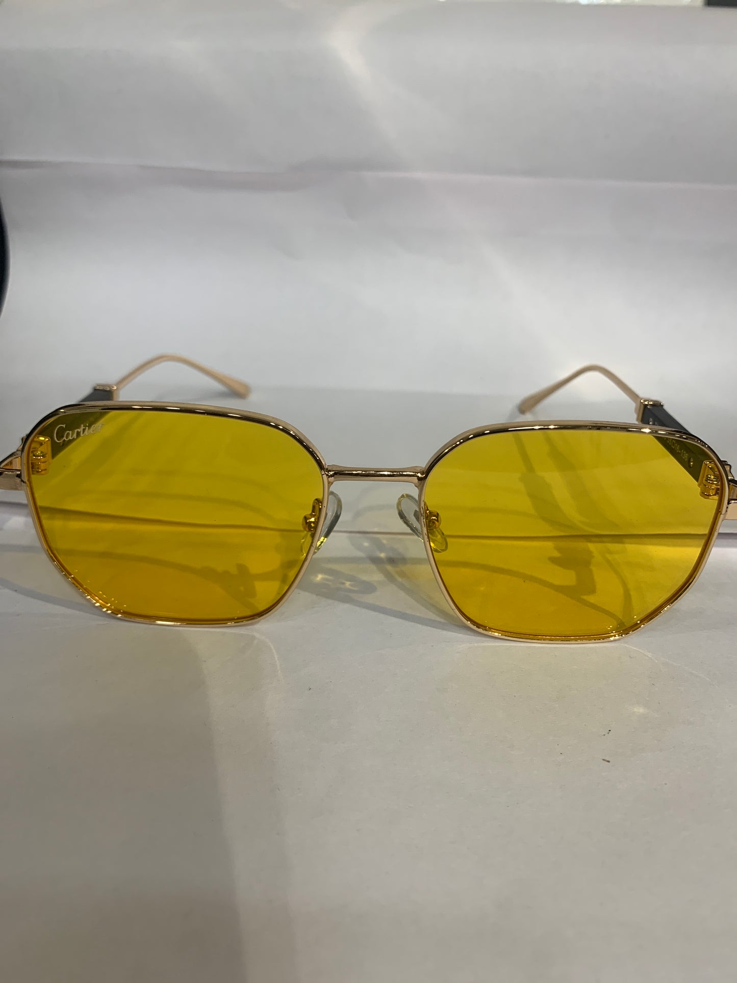 RAC Golden Stike Frame Orange Shade Unisex Sunglasses T09100 55 16 136