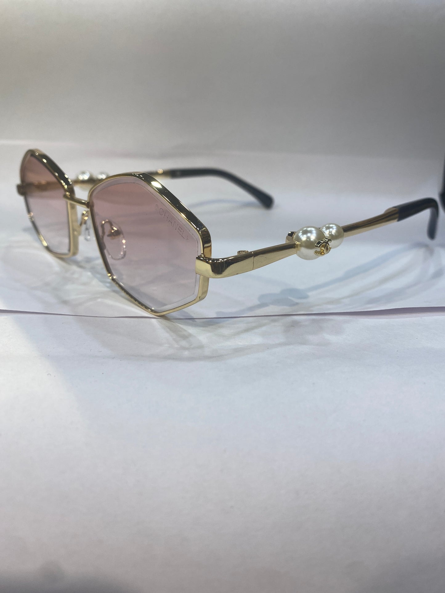 AHC Golden Stike Frame pink Shade Unisex Sunglasses WS1430 55 17 142