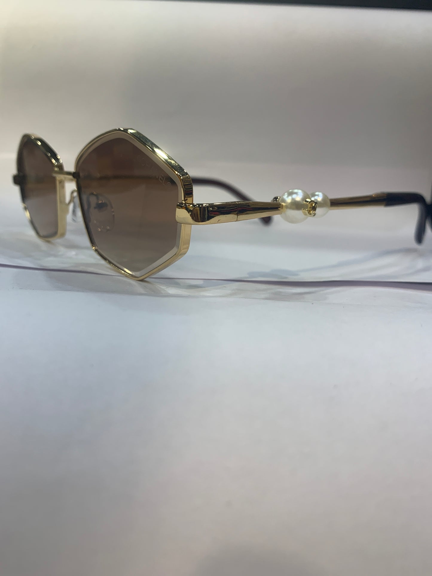 AHC Golden Stike Frame Brown Shade Unisex Sunglasses WS1430 55 17 142