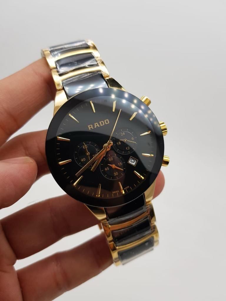Dar gold Black Chain Black Dial Man Watch 901039
